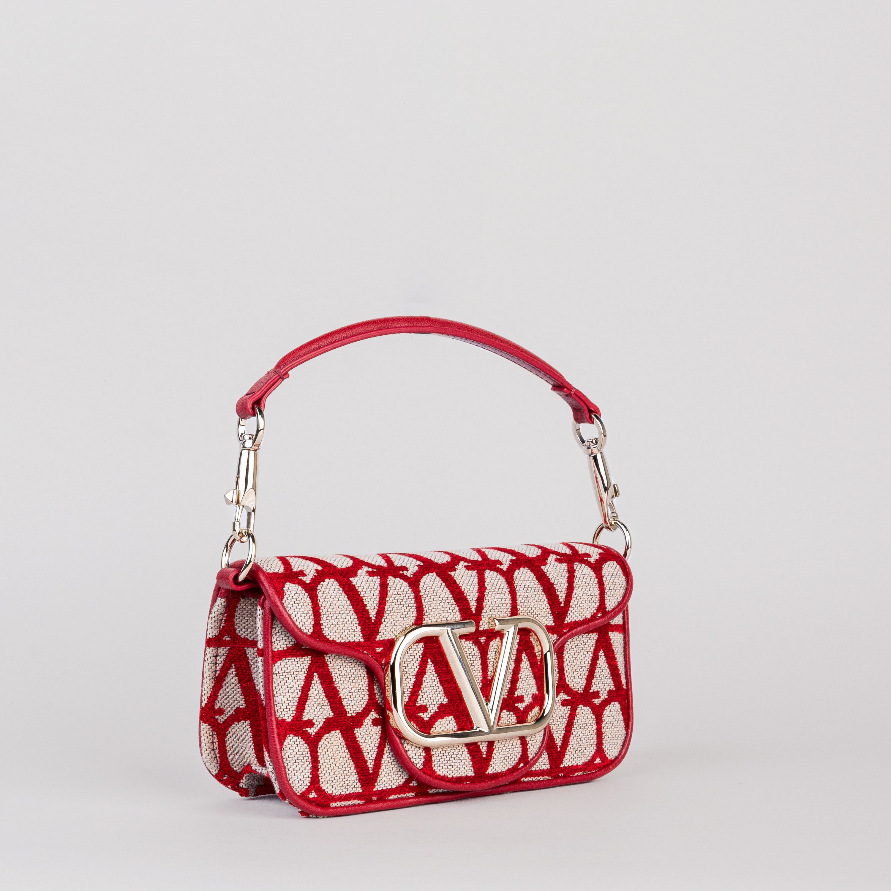 Bolso valentino rojo online charol