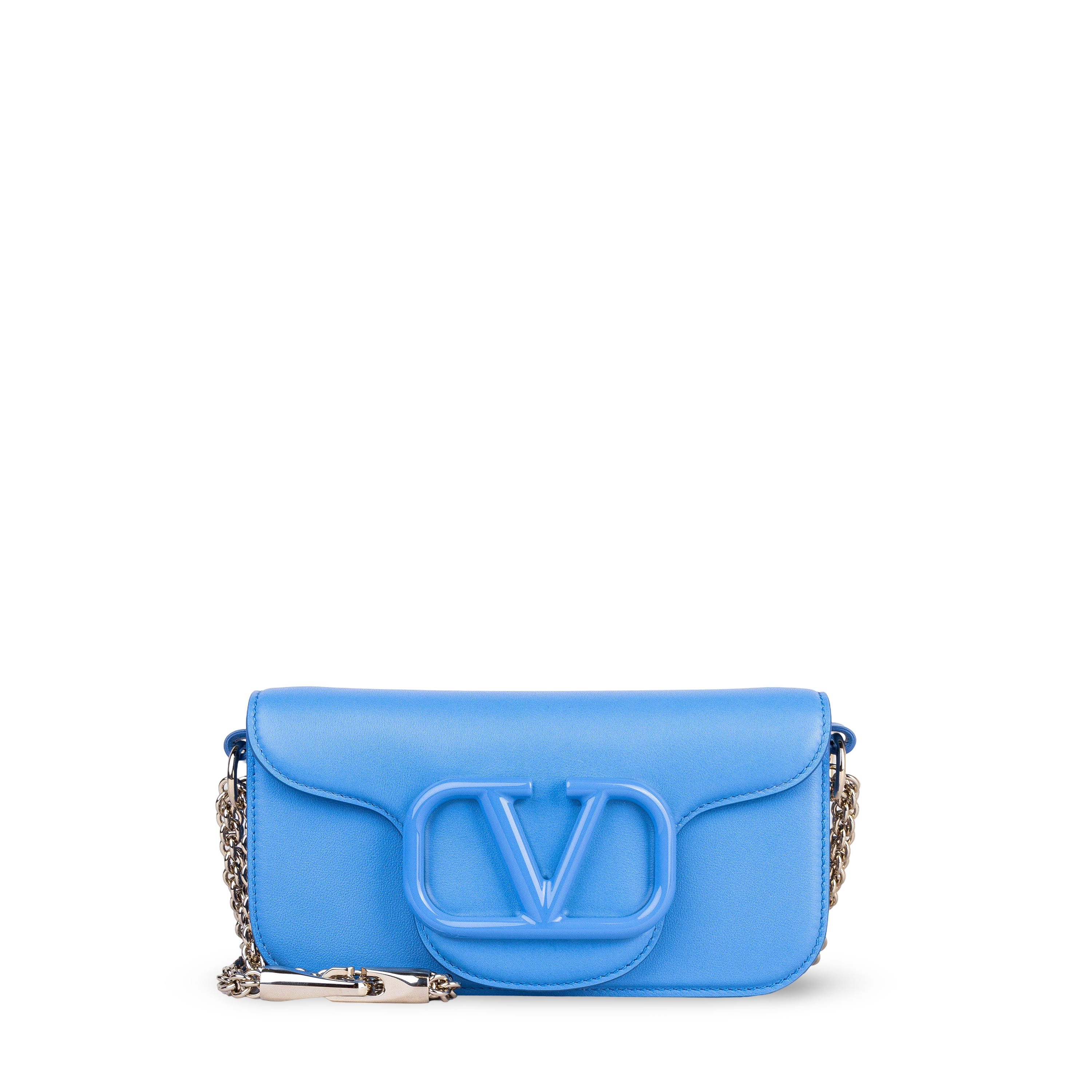 Cartera Azul Valentino Vlogo Shoulder