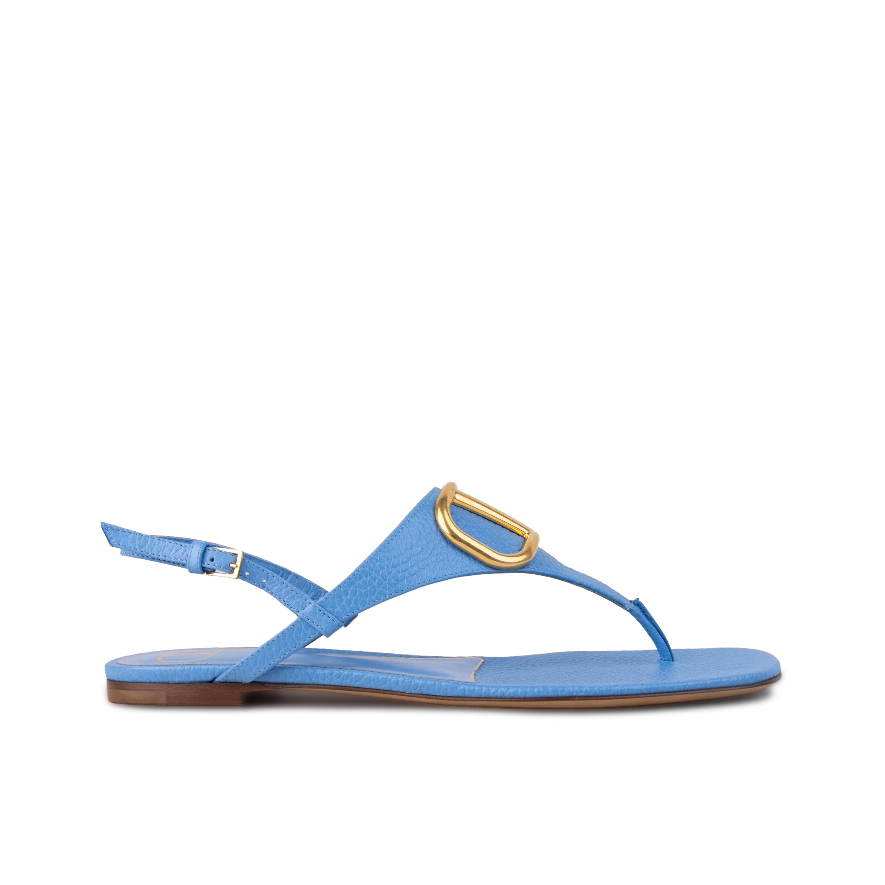 Sandalias Azul Valentino Gold Vlogo
