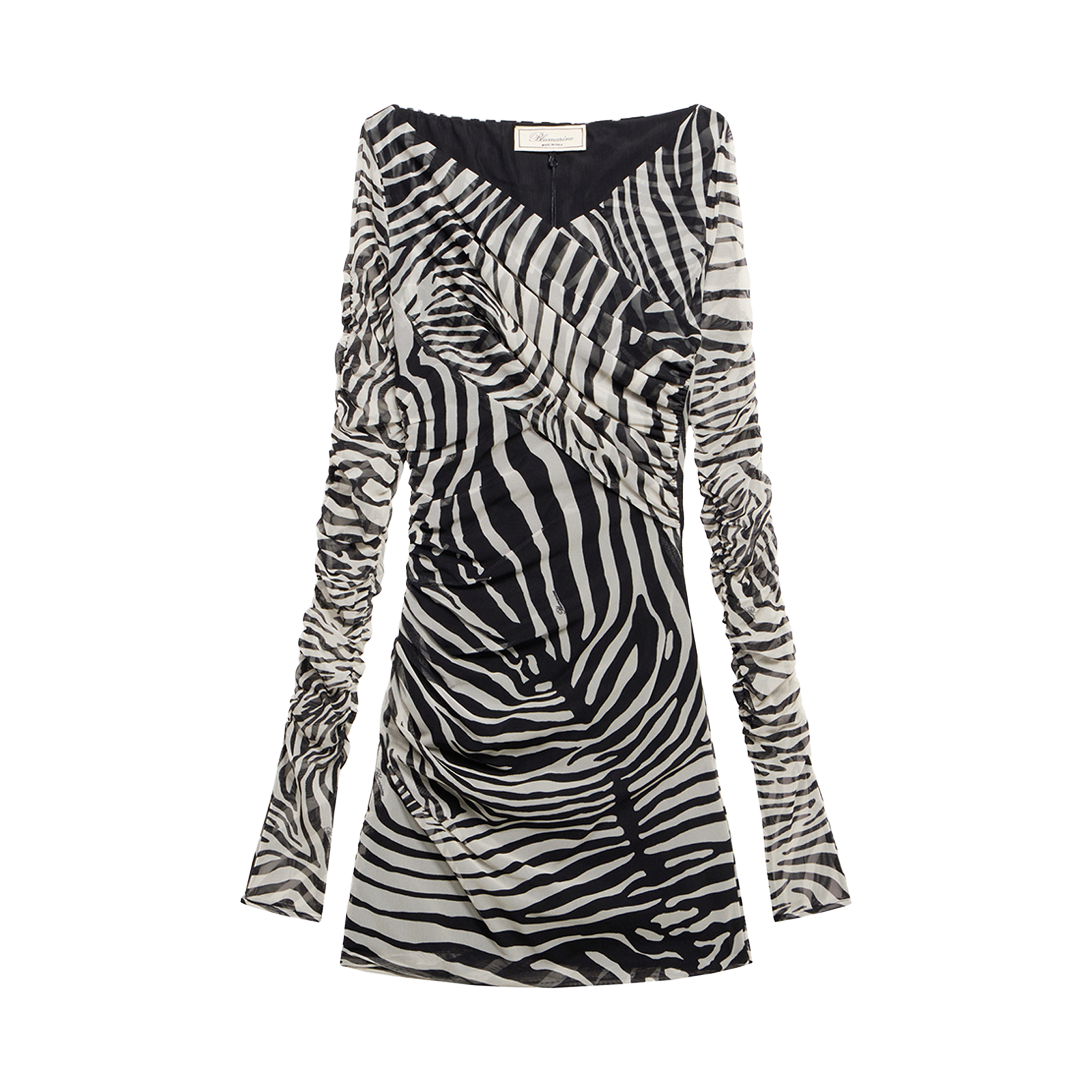 Vestido Negro Blumarine Print