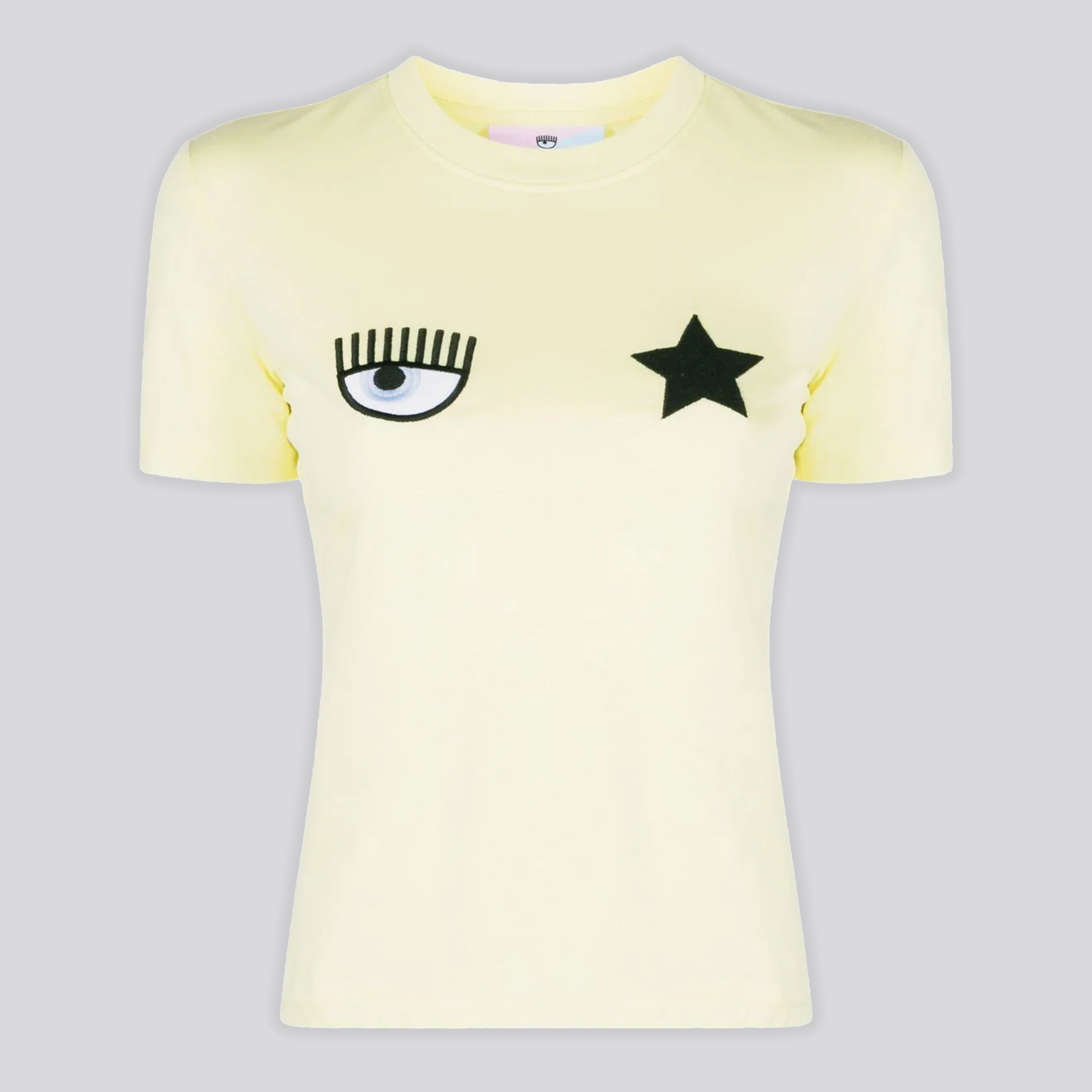 Camiseta Amarilla Chiara Ferragni 600 Eye Star