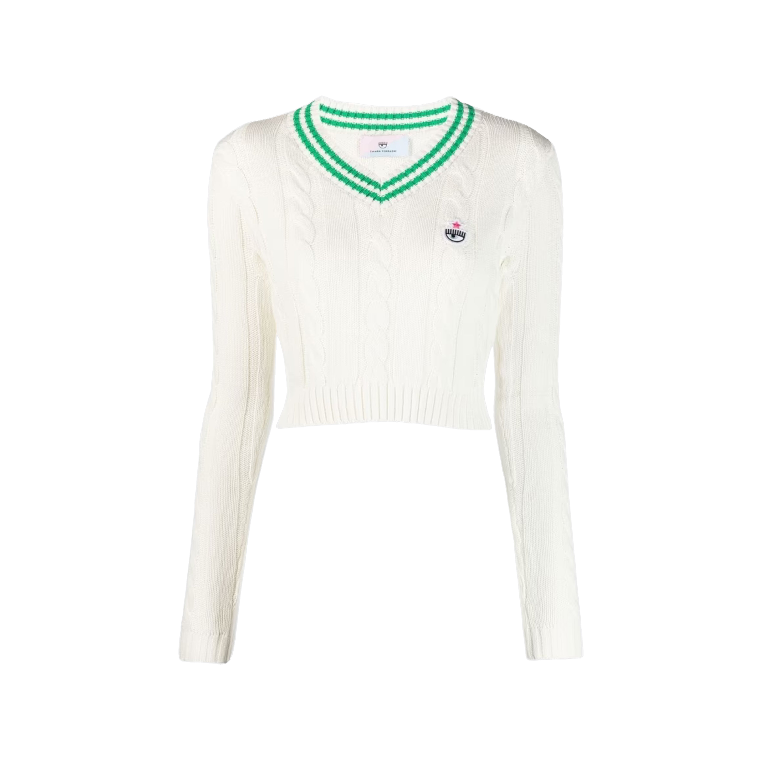 Suéter Blanco Chiara Ferragni M19 Tennis Braid