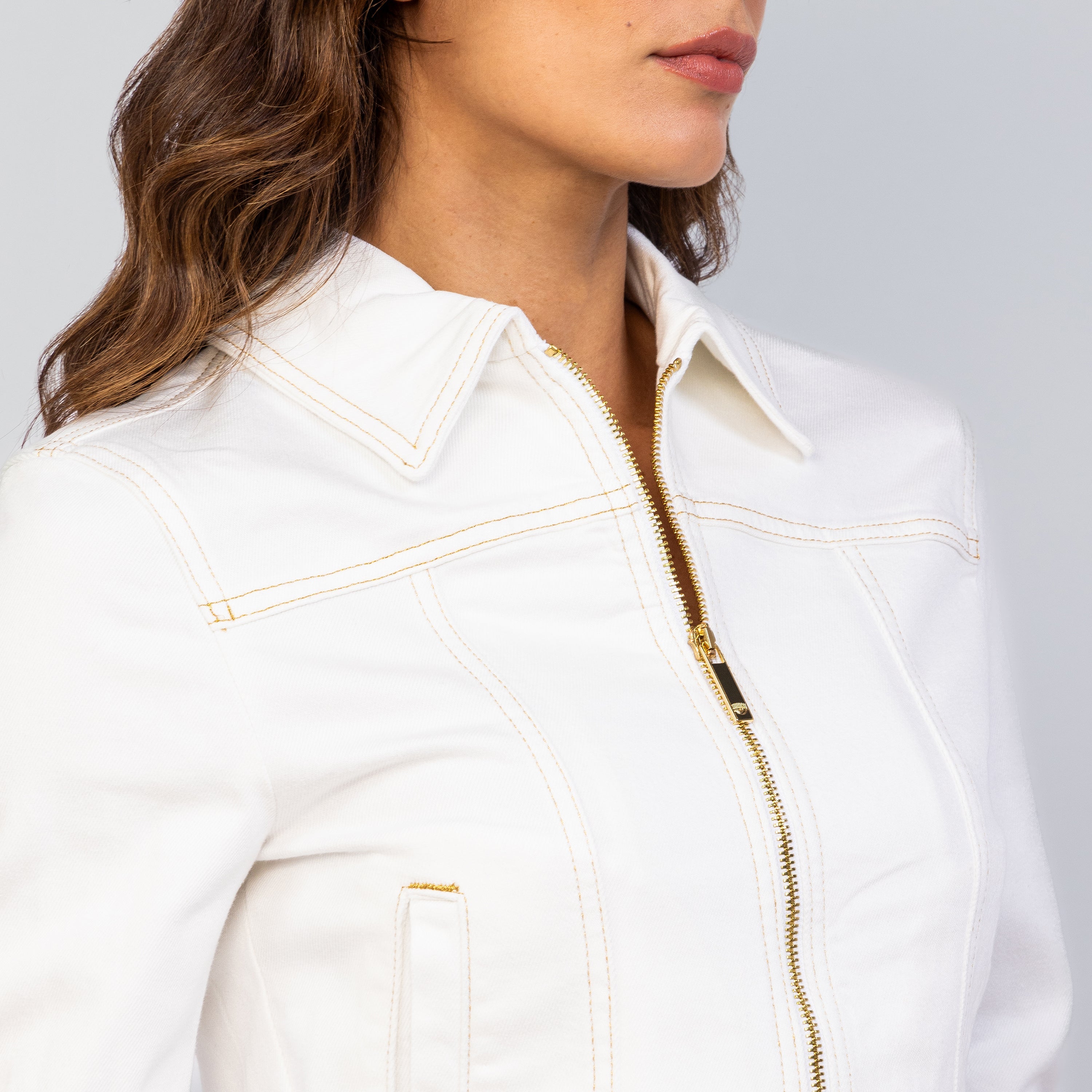 Chaqueta Blanca Chiara Ferragni 403 Eye Star
