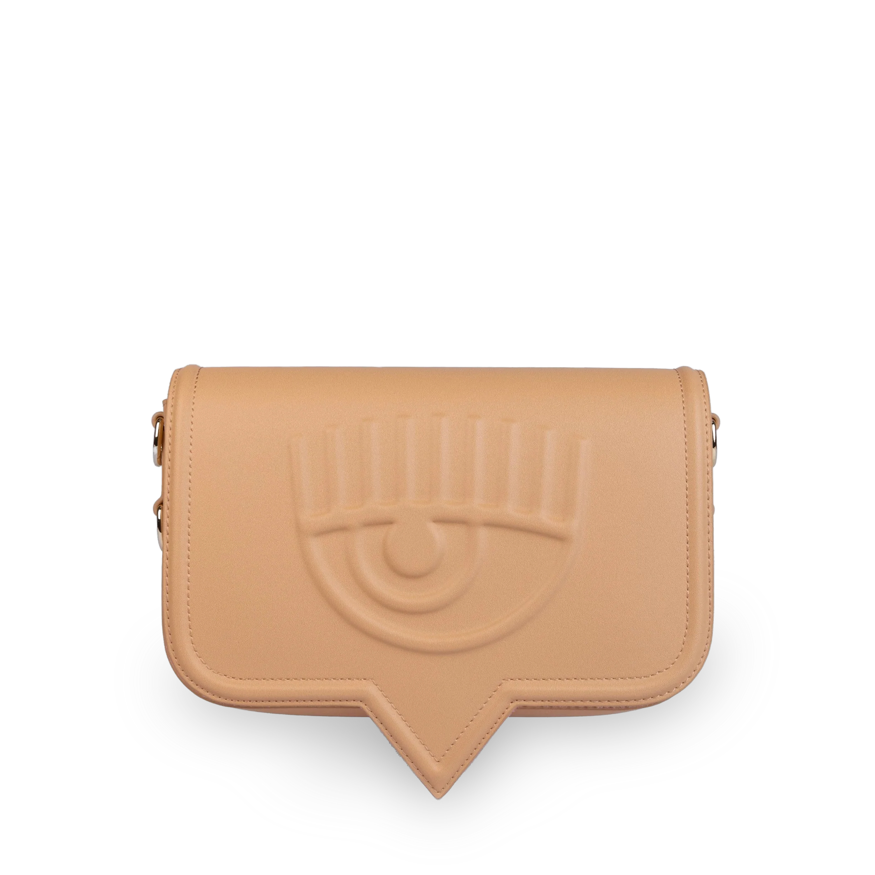Cartera Beige Chiara Ferragni Eyelike Bags Sketch 01 Medium