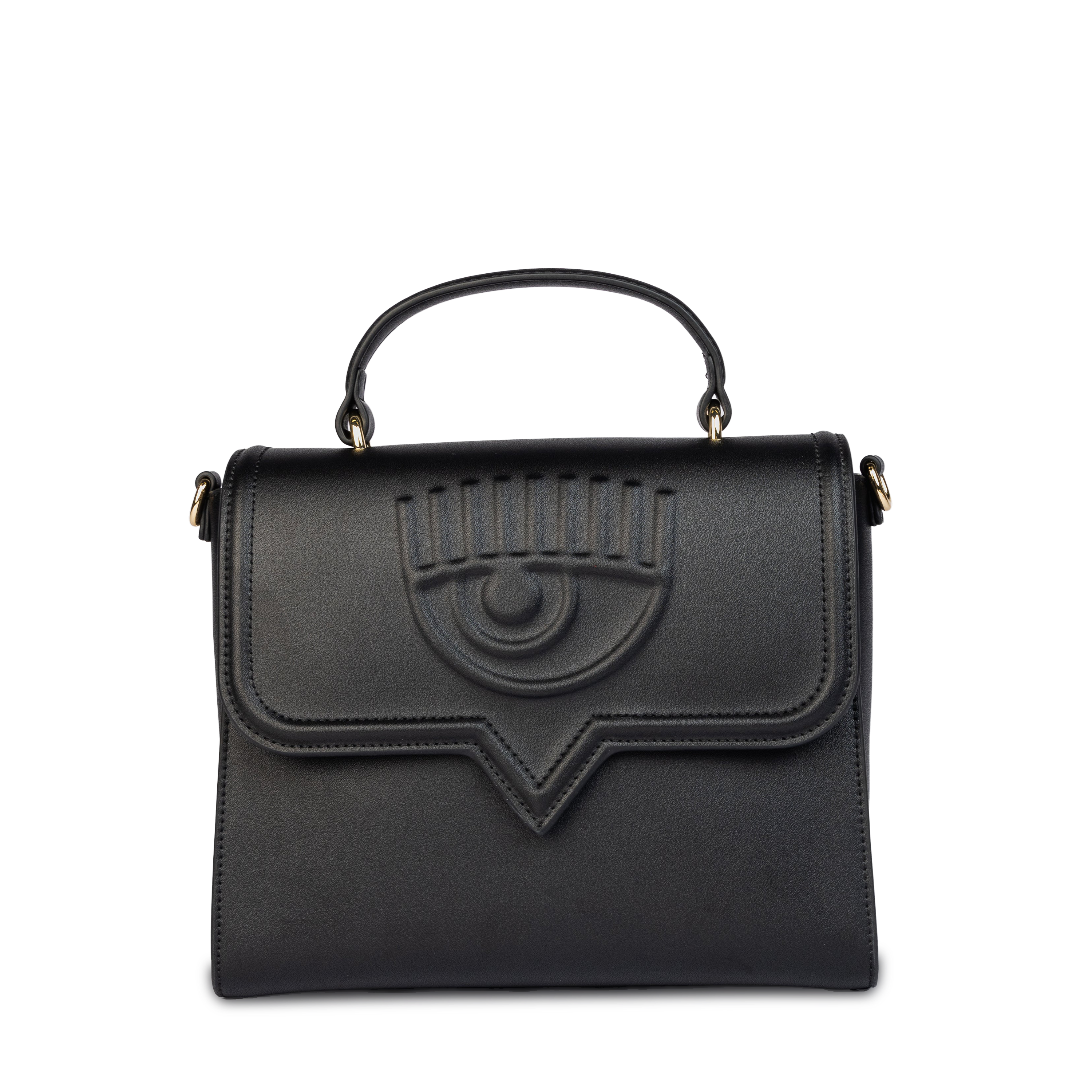 Cartera Negra Chiara Ferragni Eyelike Bags Sketch 06