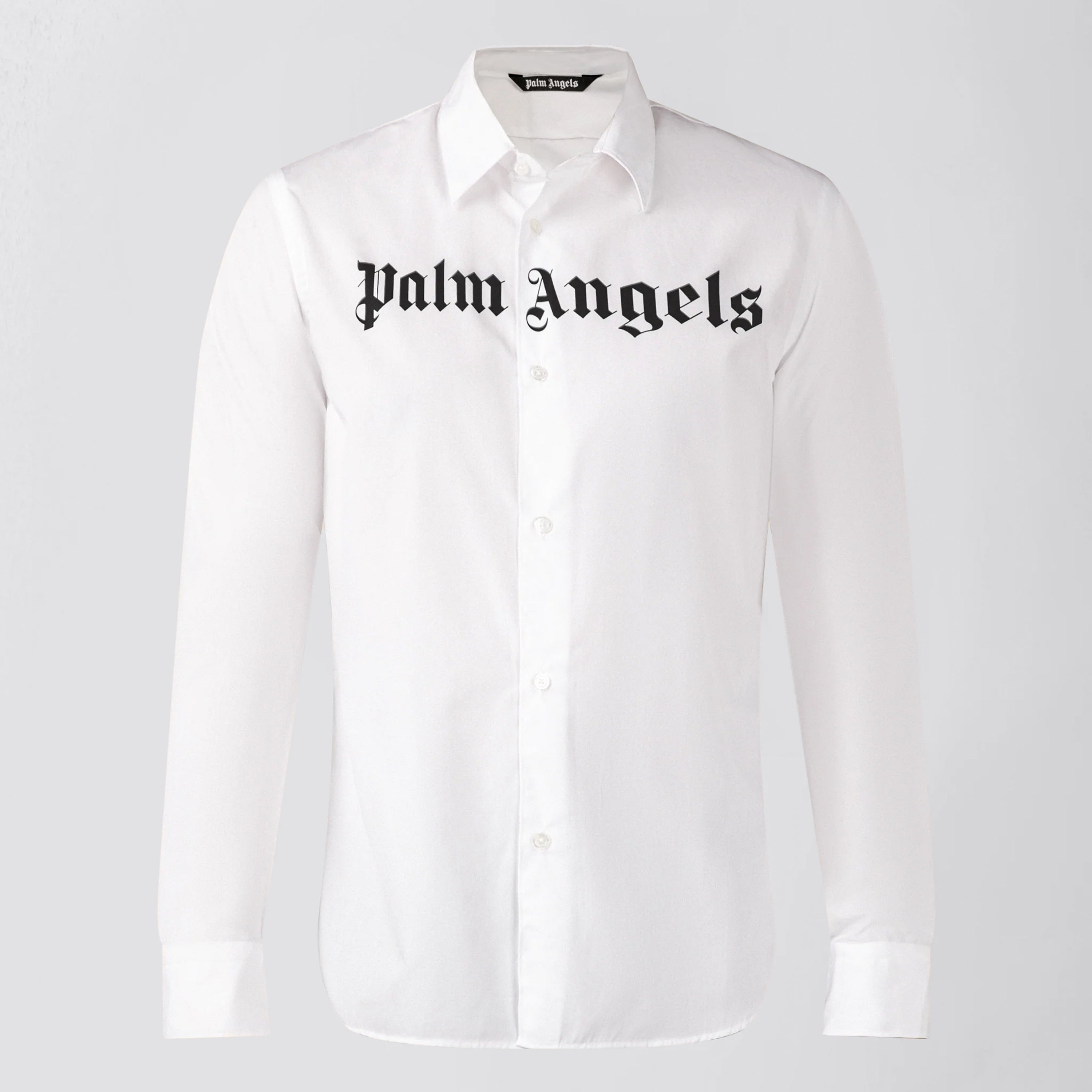 Camisa Blanca Palm Angels Logo Delantero