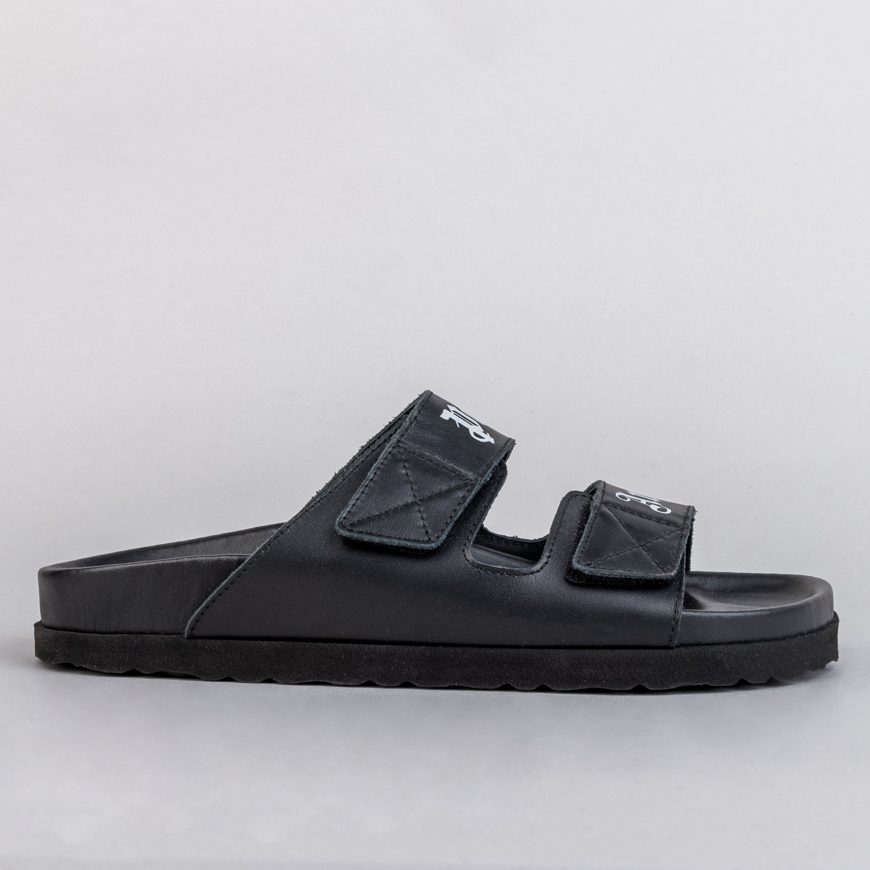 Sandalias Negras de Doble Tira