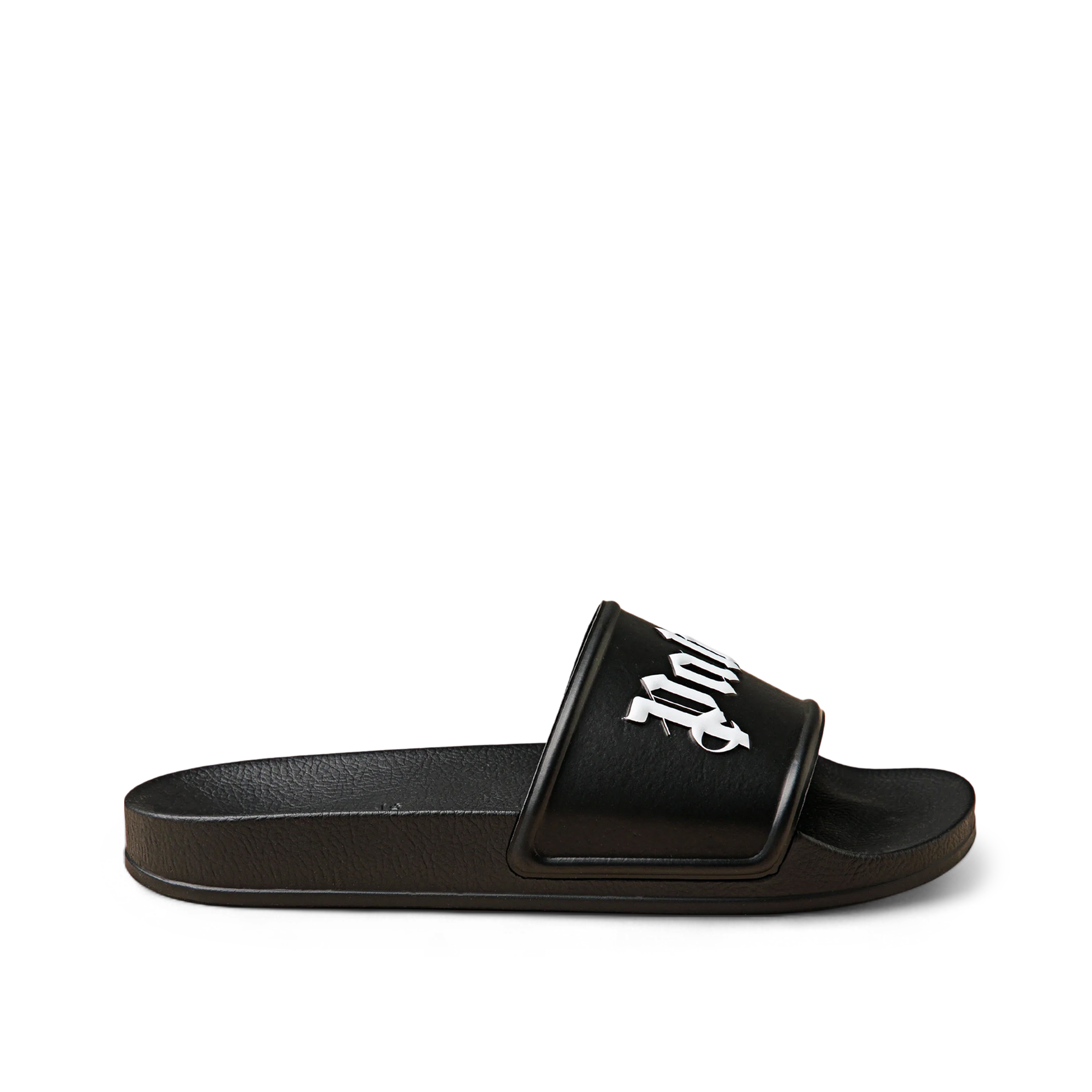 Sandalias Negras Palm Angels Logo Estampado Mujer