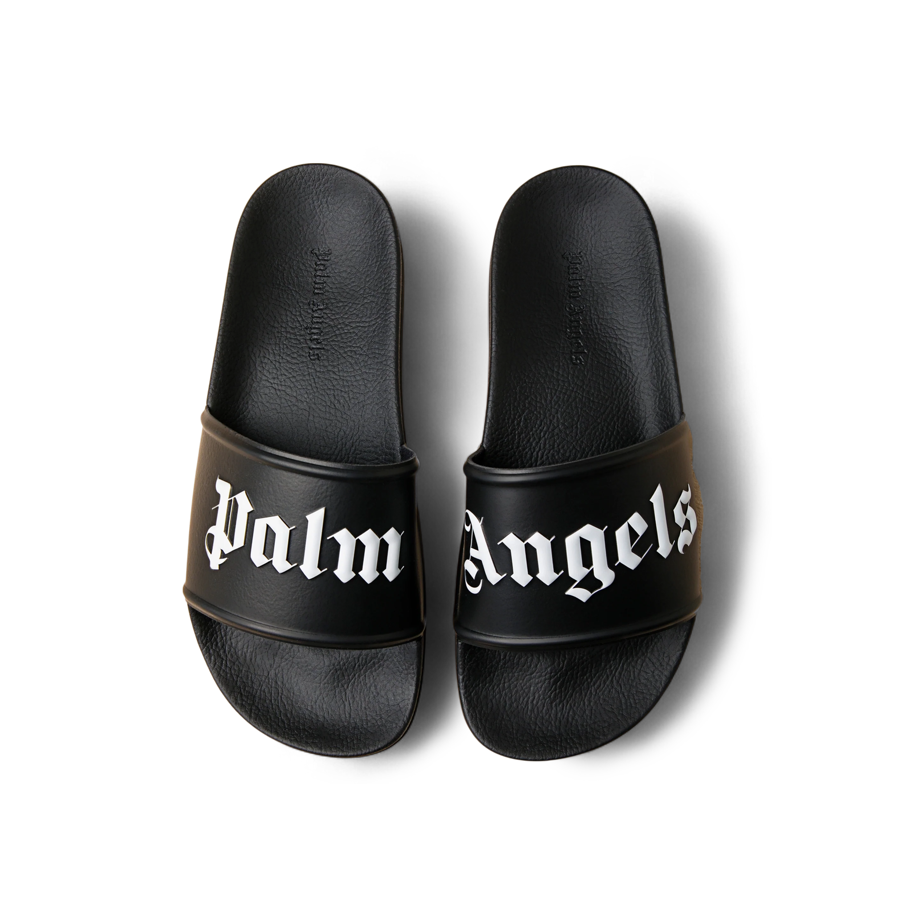 Sandalias Negras Palm Angels Logo Estampado Mujer