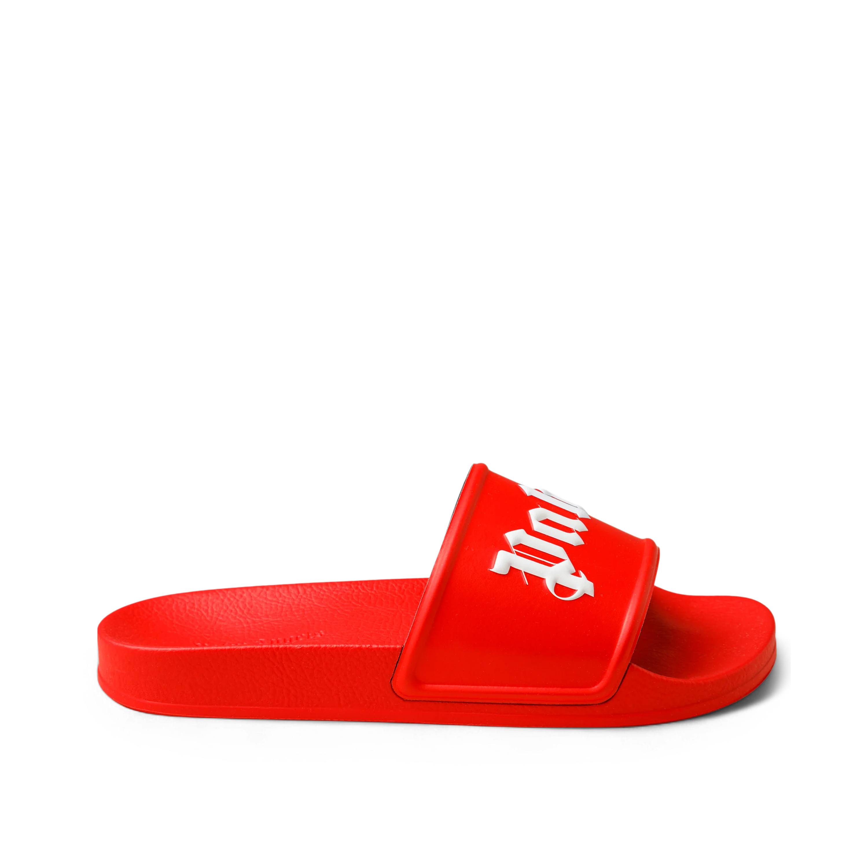 Sandalias Rojas Palm Angels Logo