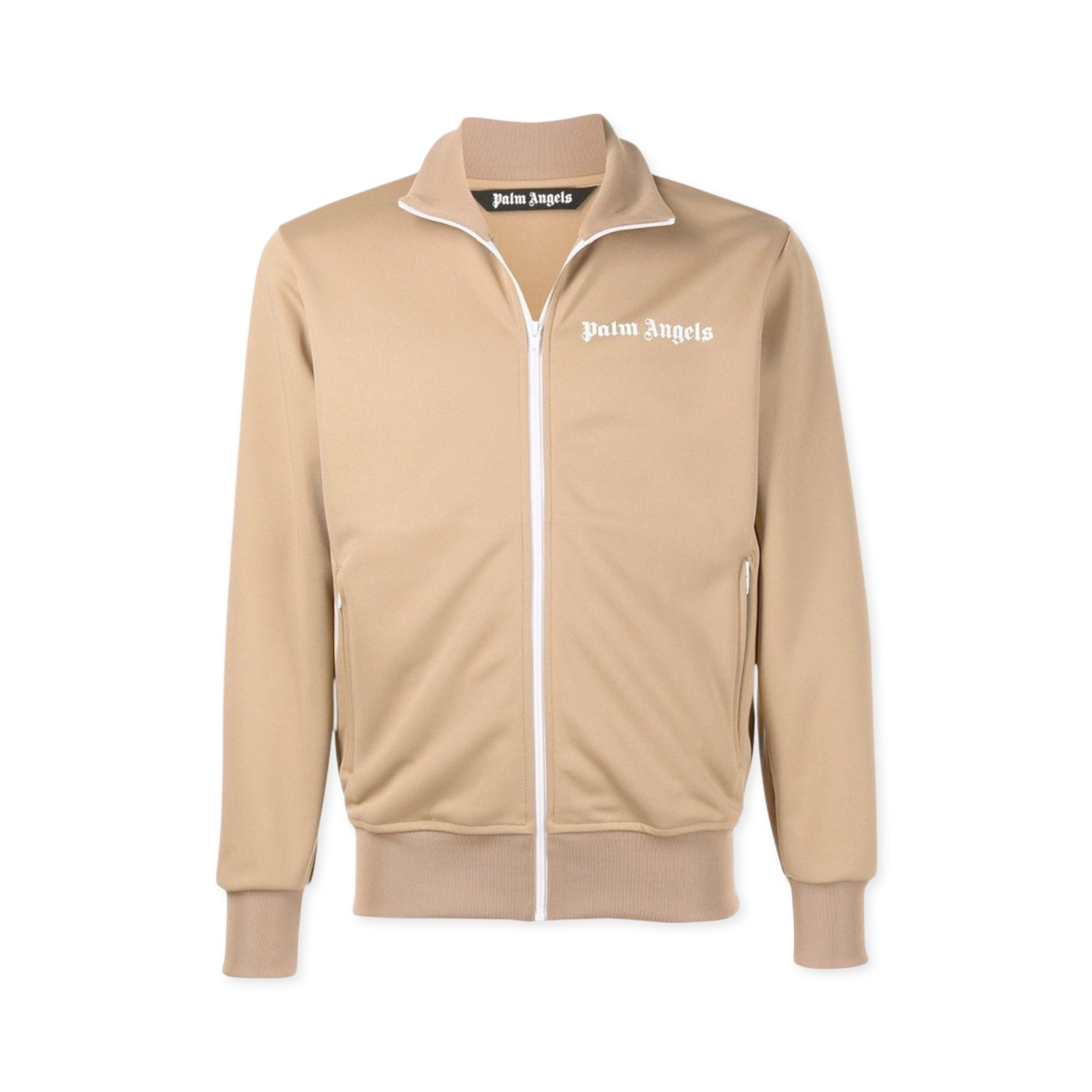 Chaqueta Beige Palm Angels Logo