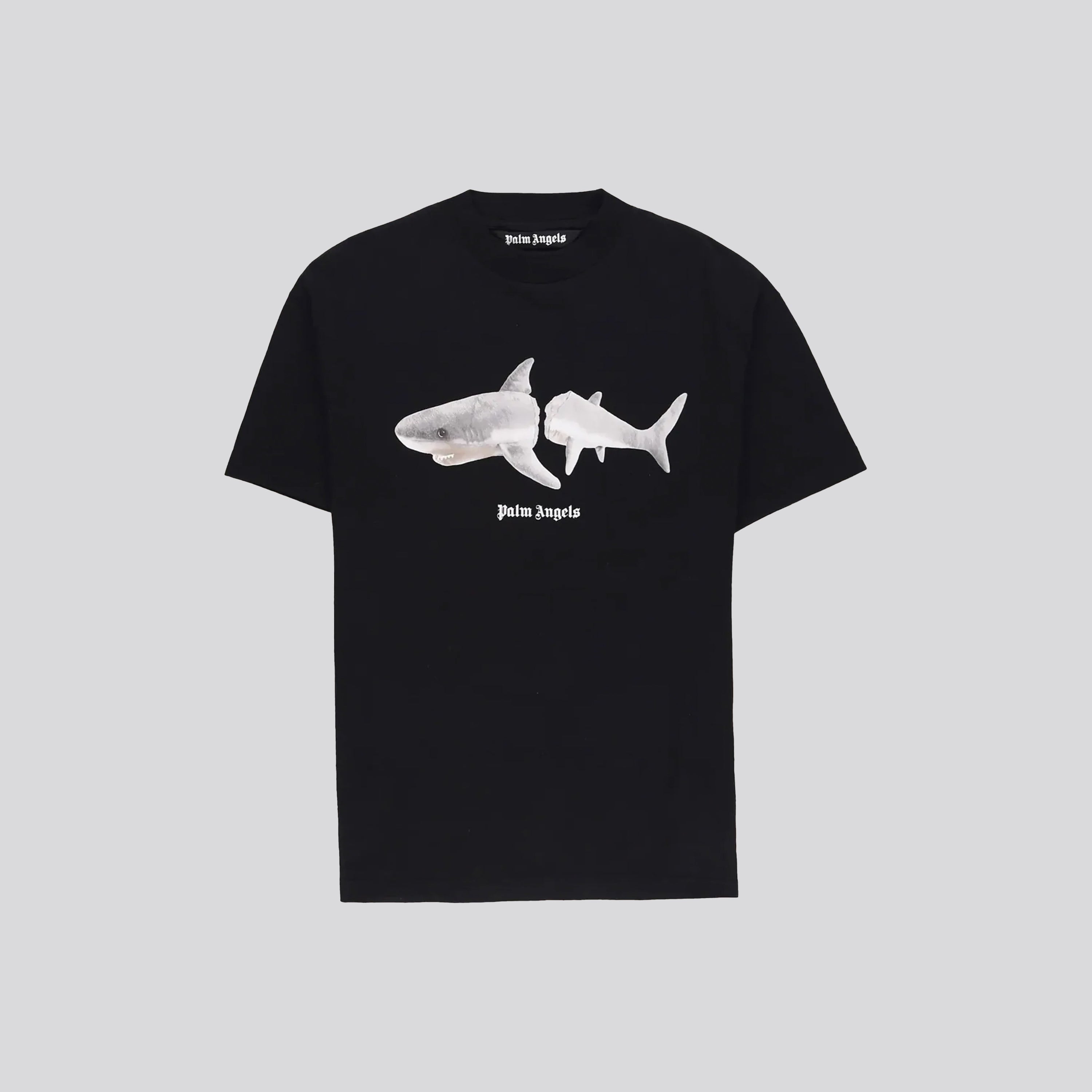 Camiseta Negra Palm Angels Shark B