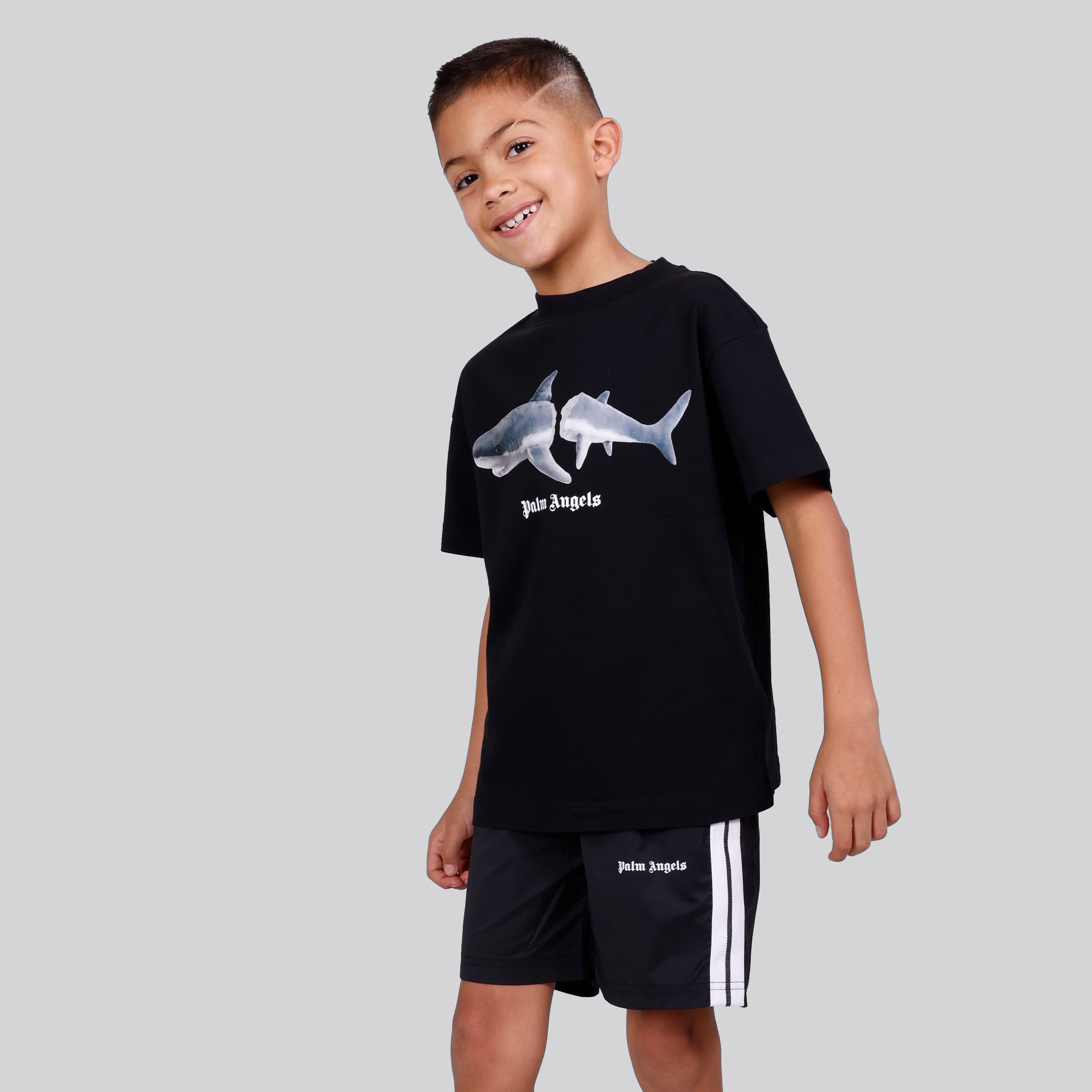 Camiseta Negra Palm Angels Shark B