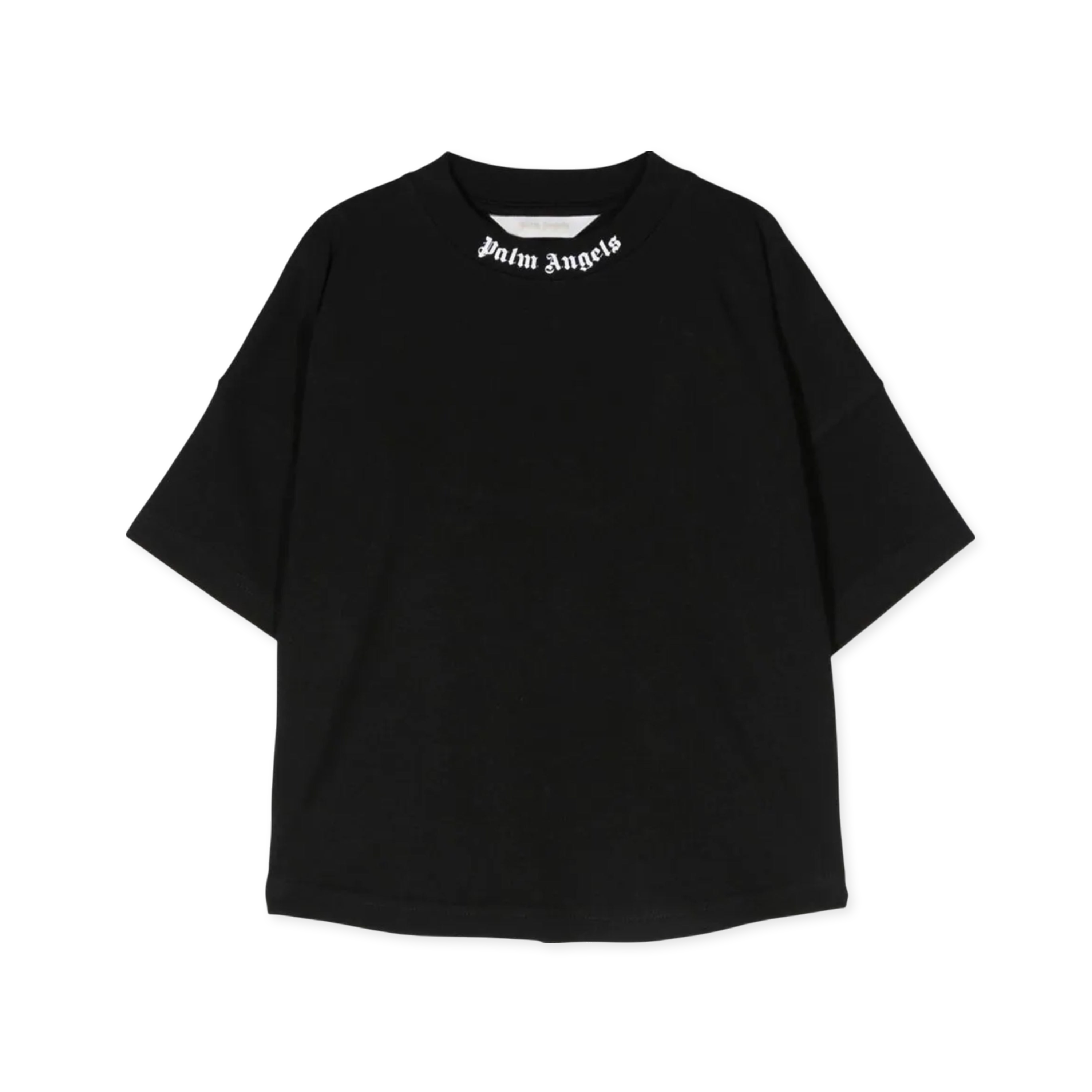 Camiseta Negra Palm Angels Kids Classic Overlogo
