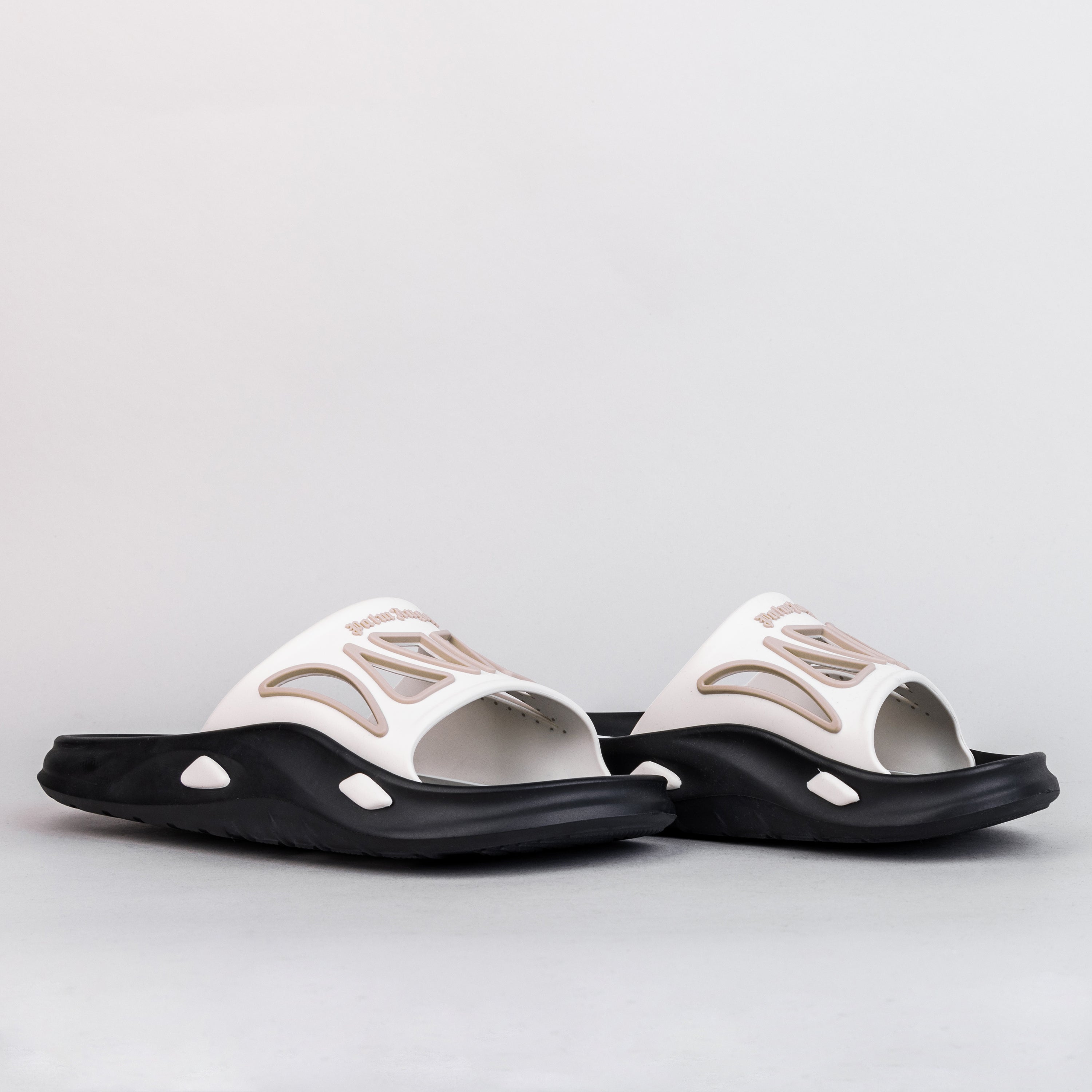 Sandalias Negras Palm Angels Blanco Modular