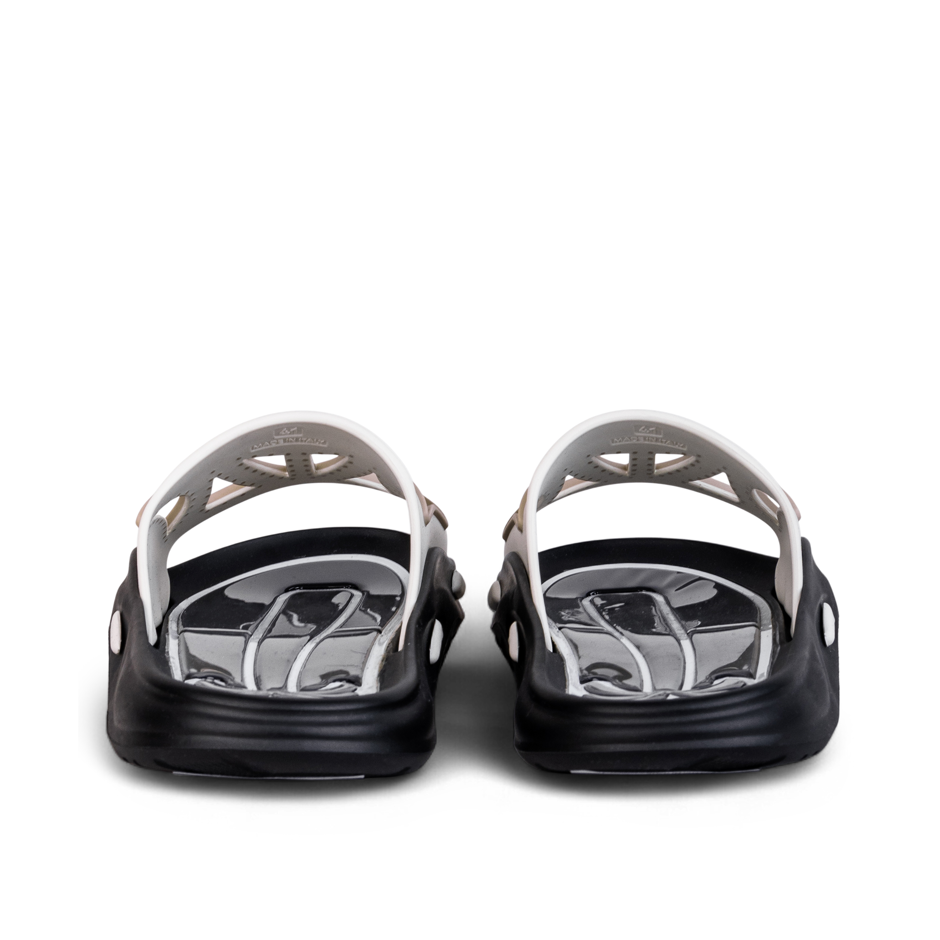 Sandalias Negras Palm Angels Blanco Modular