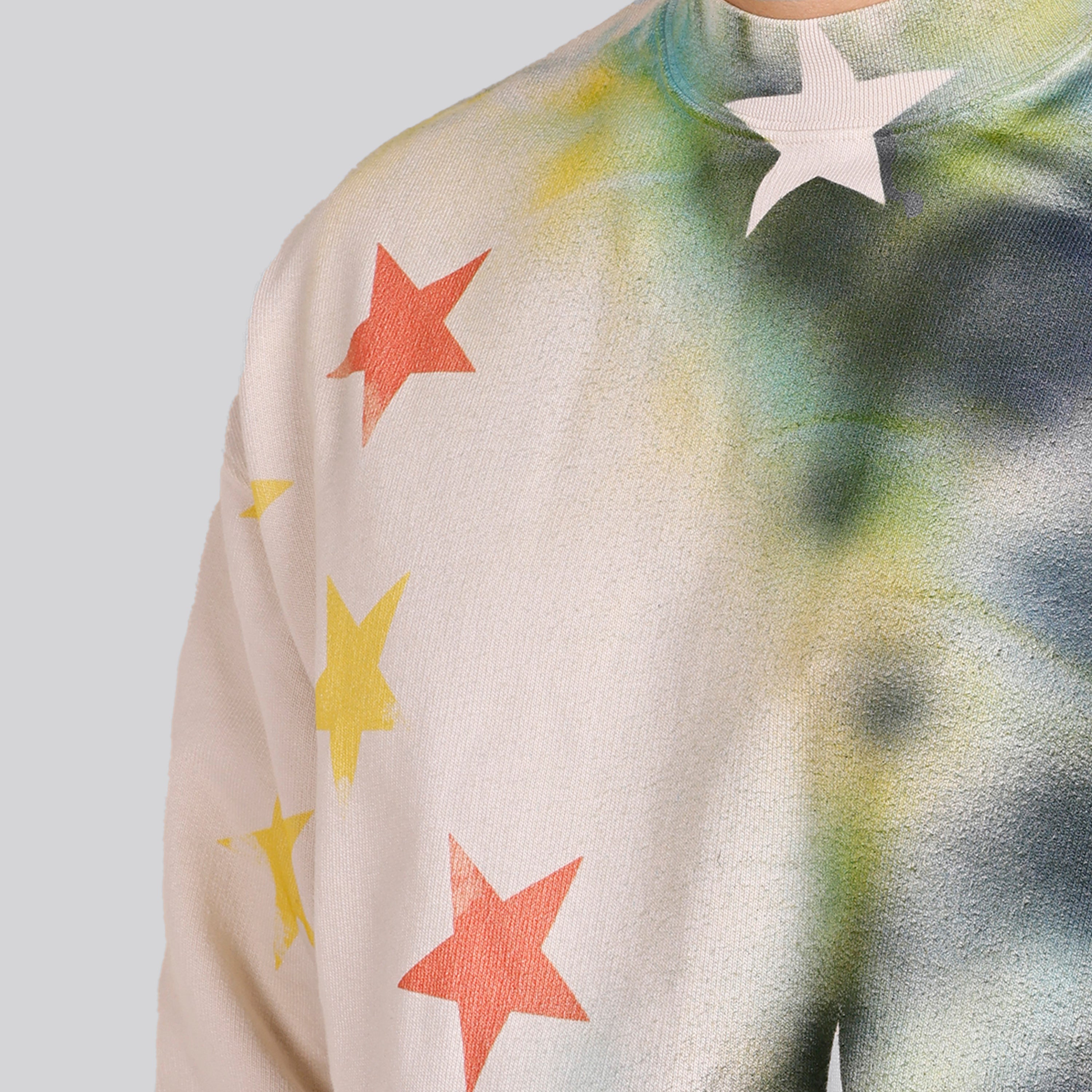 Buzo Tipo Hoodie Multicolor Palm Angels Sprayed Stars