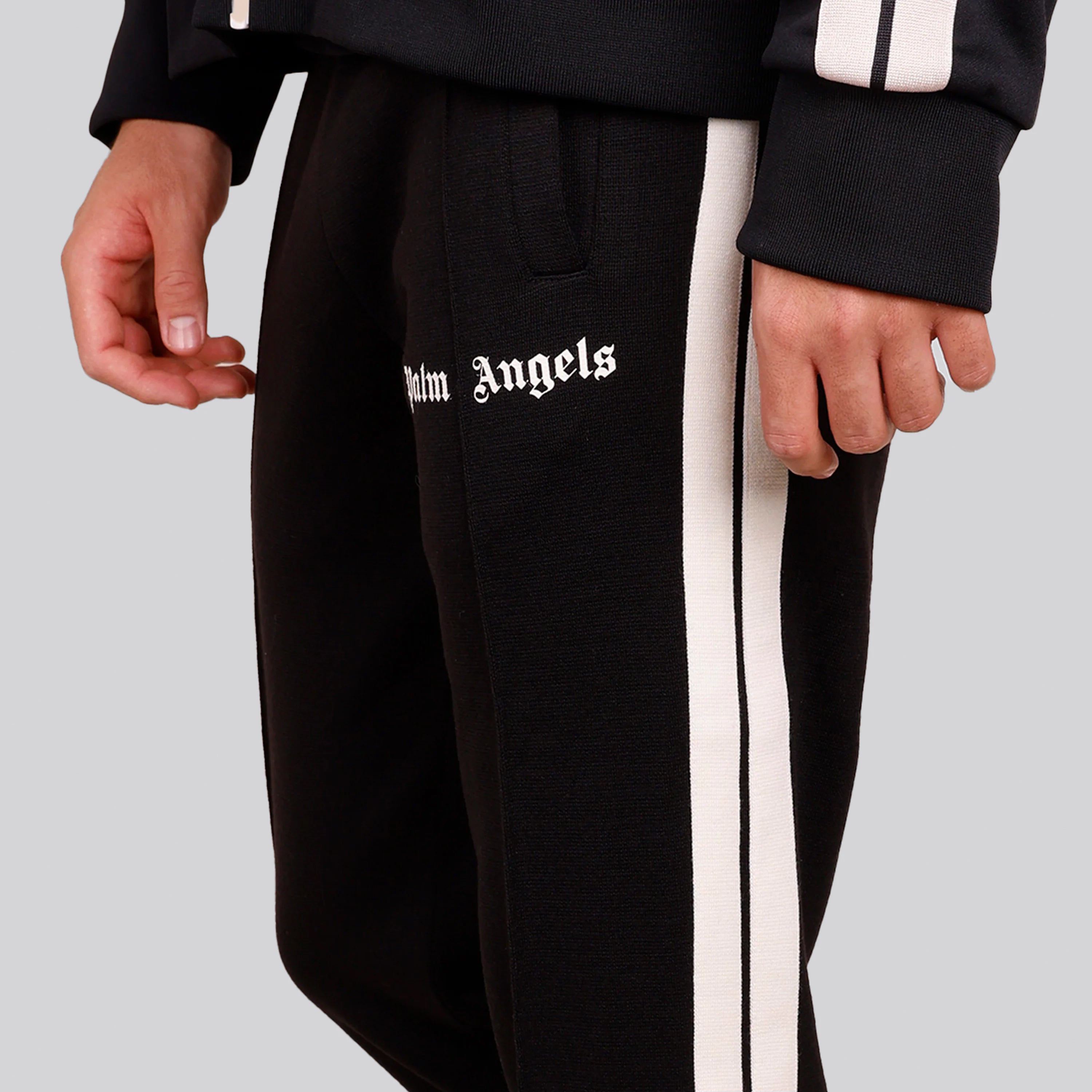 Sudadera Negra Palm Angels Logo