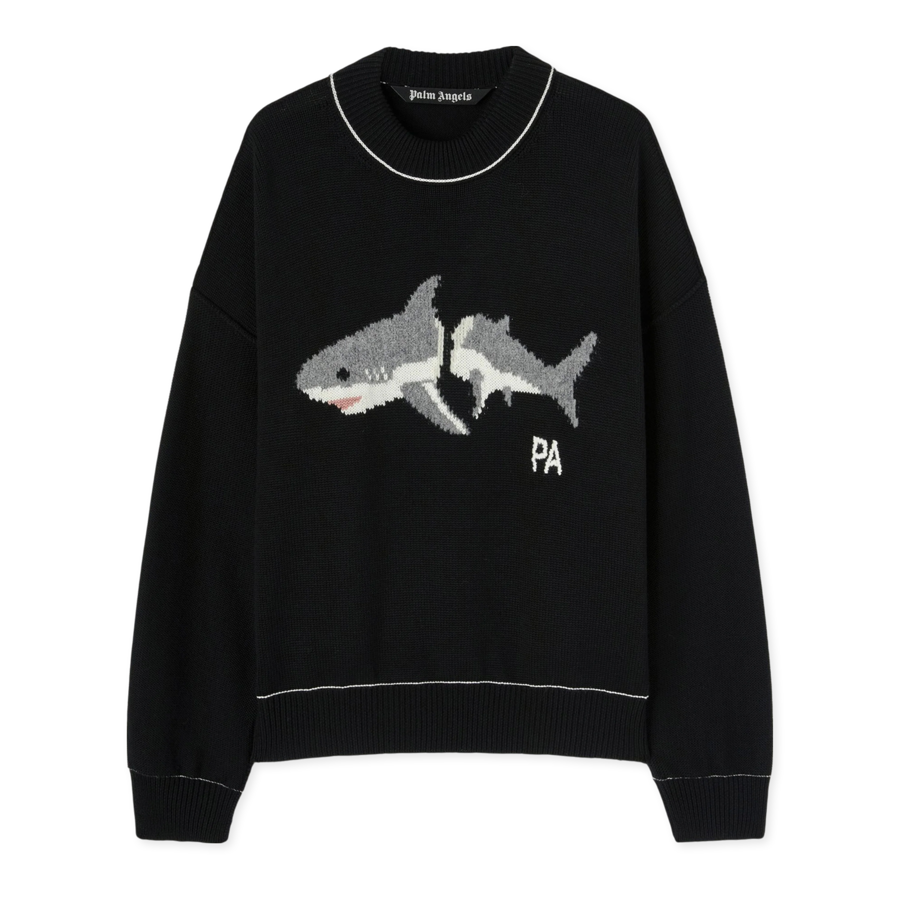Suéter Negro Palm Angels Shark
