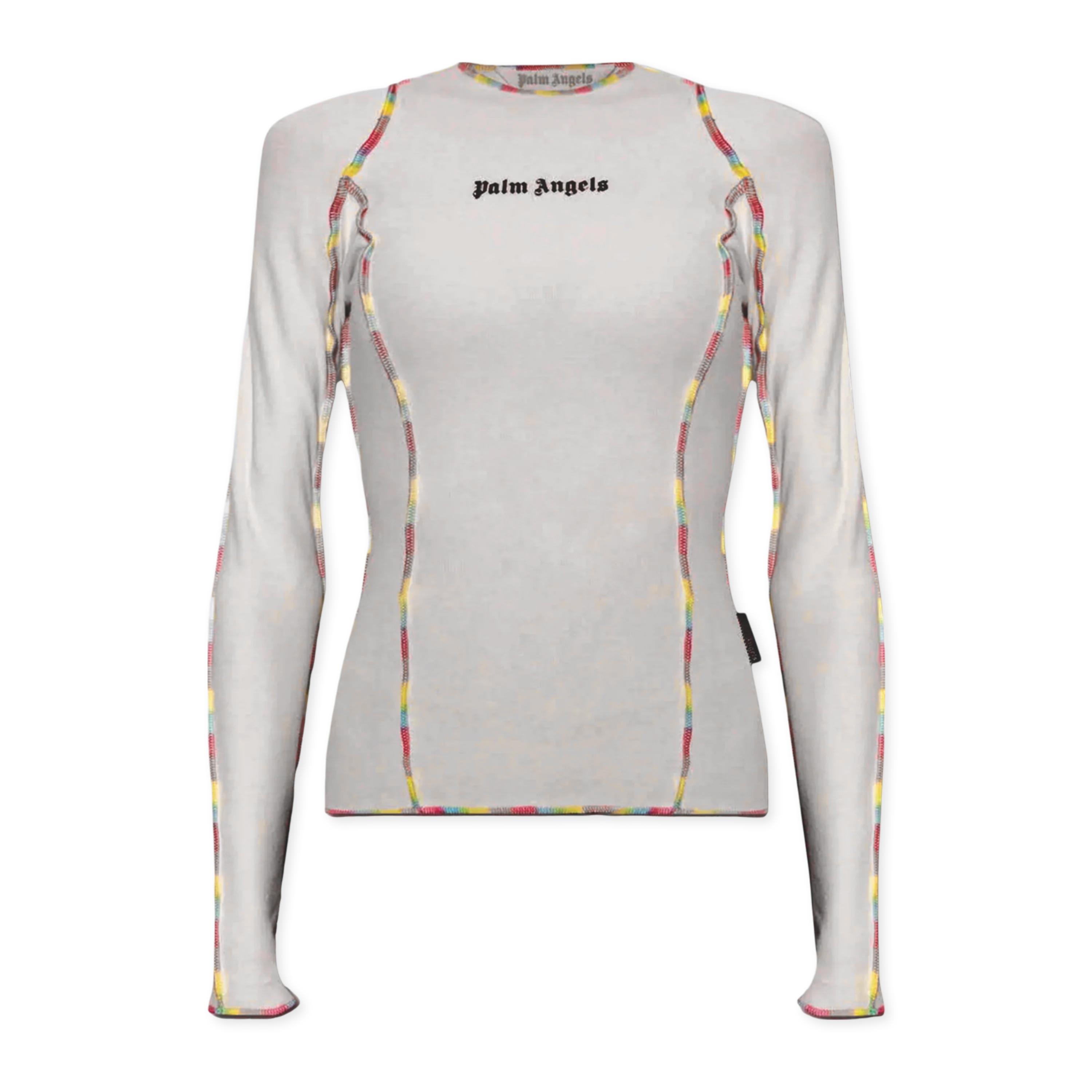 Top White Palm Angels Rainbow Stitching