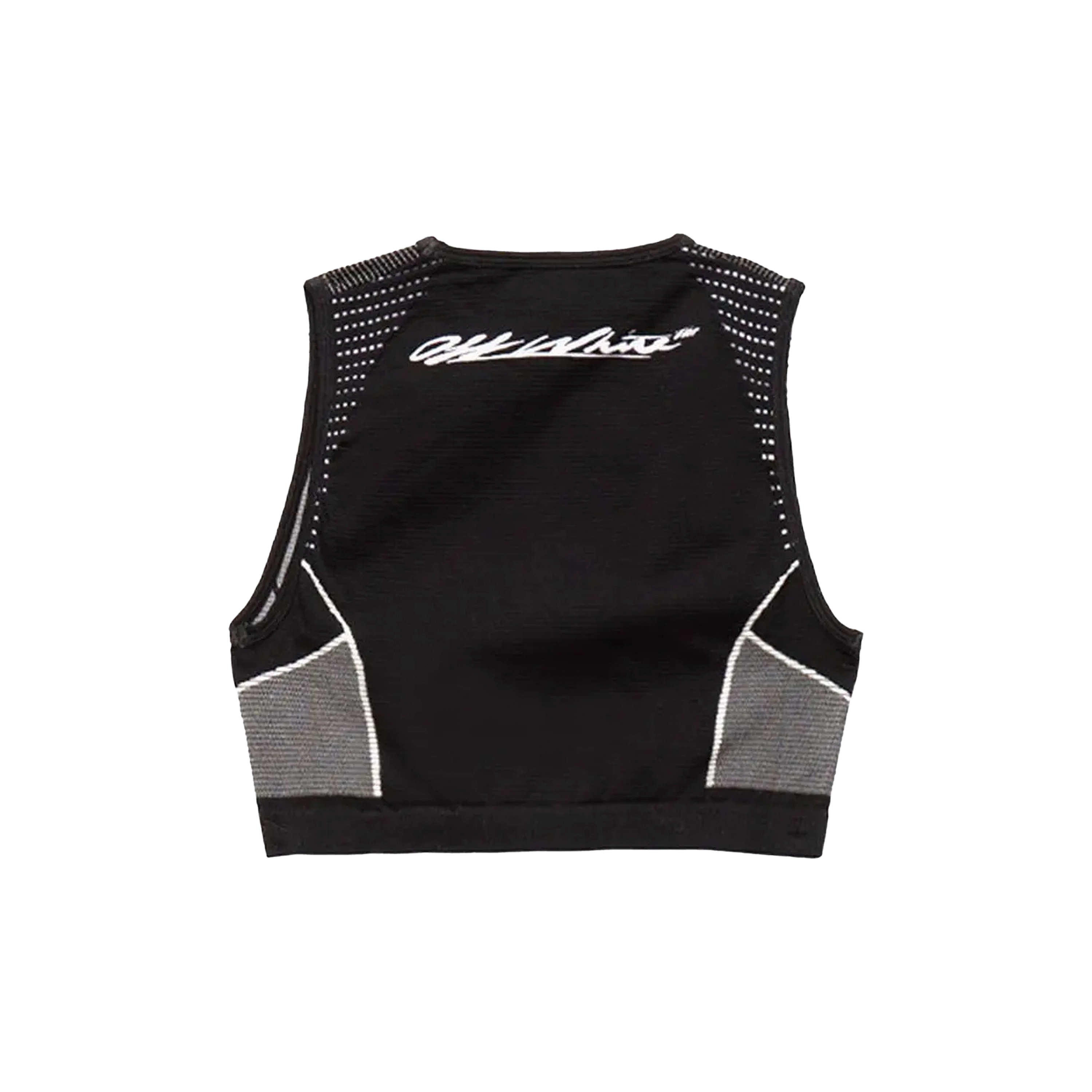 Top Negro Moschino Athleisure Bra