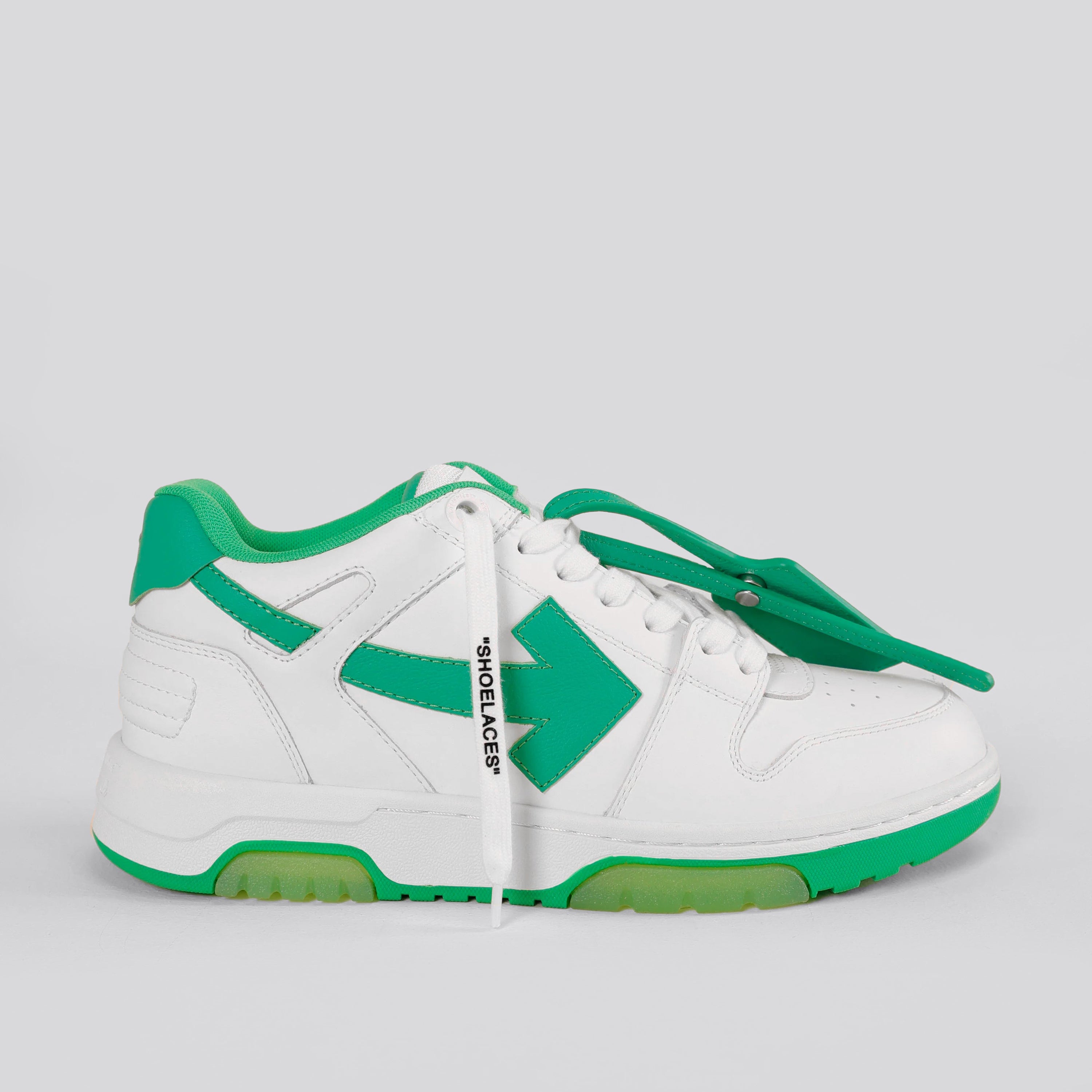 Sneakers Blanco Verde Off-White "OOO"