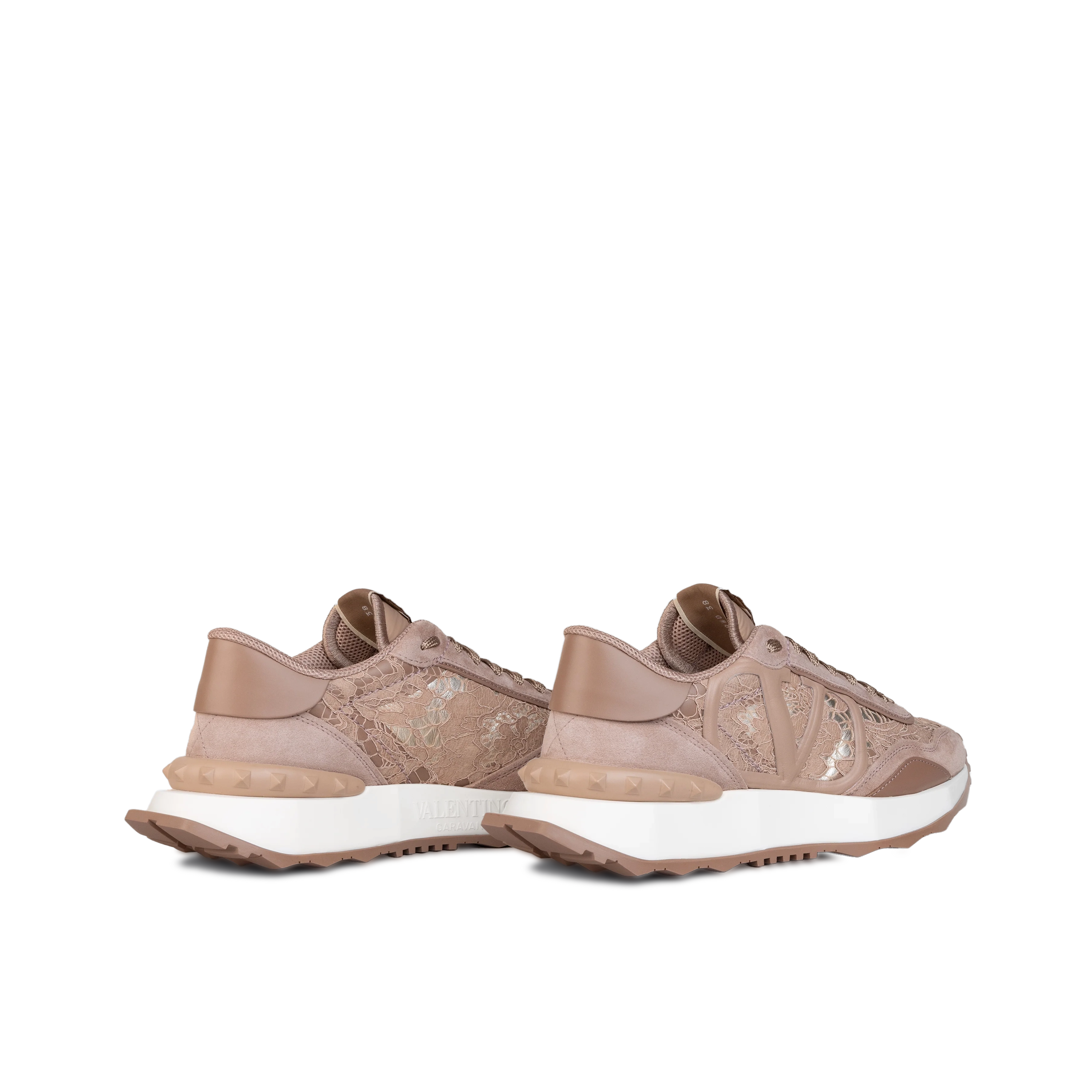 Sneakers Beige Valentino Vlogo Lacerunner