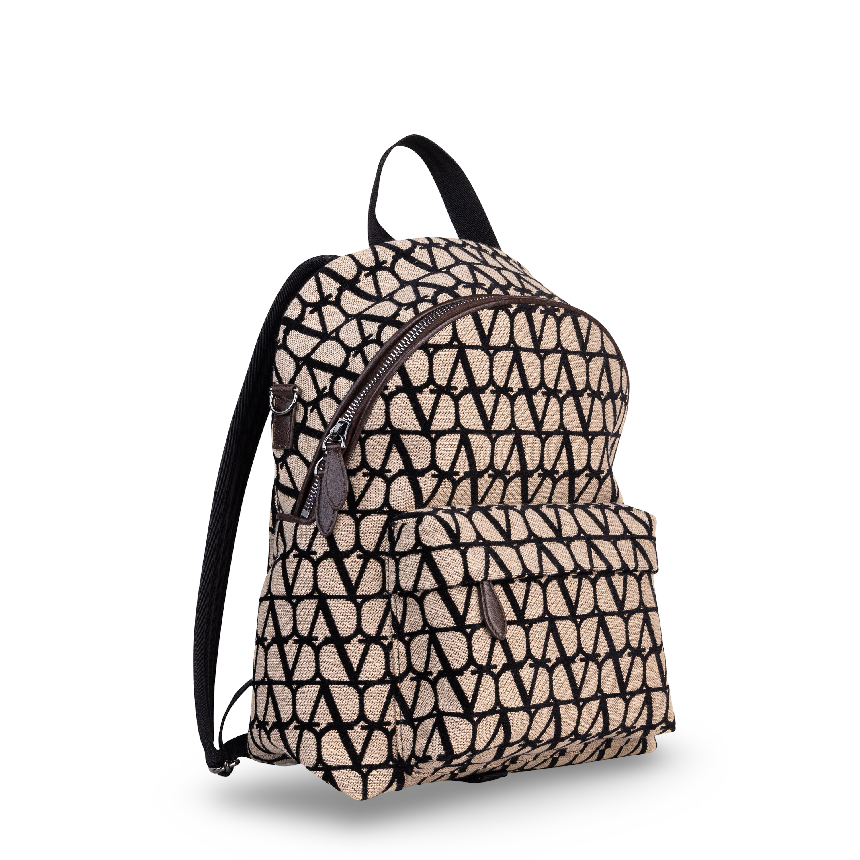 Morral Beige Negro Valentino Vlogo