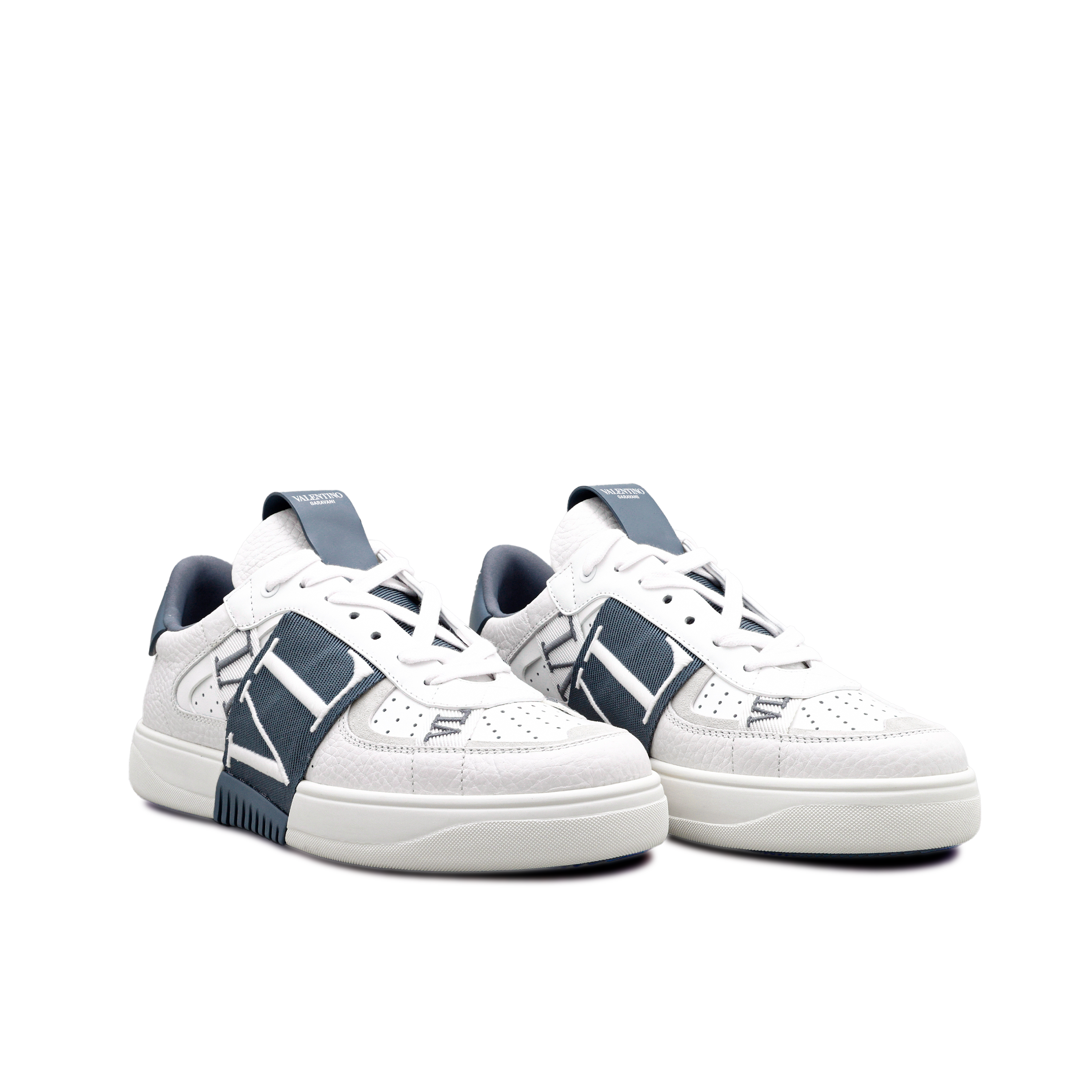 Sneakers Blancos Azul Valentino Blue Vl7N