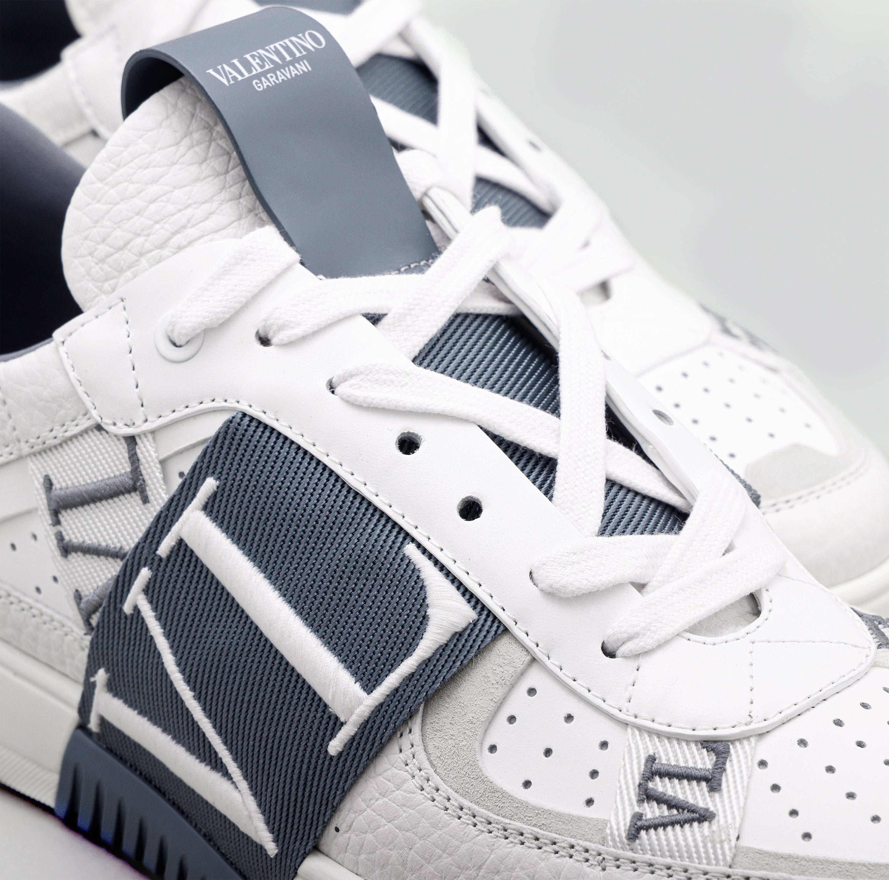 Sneakers Blancos Azul Valentino Blue Vl7N