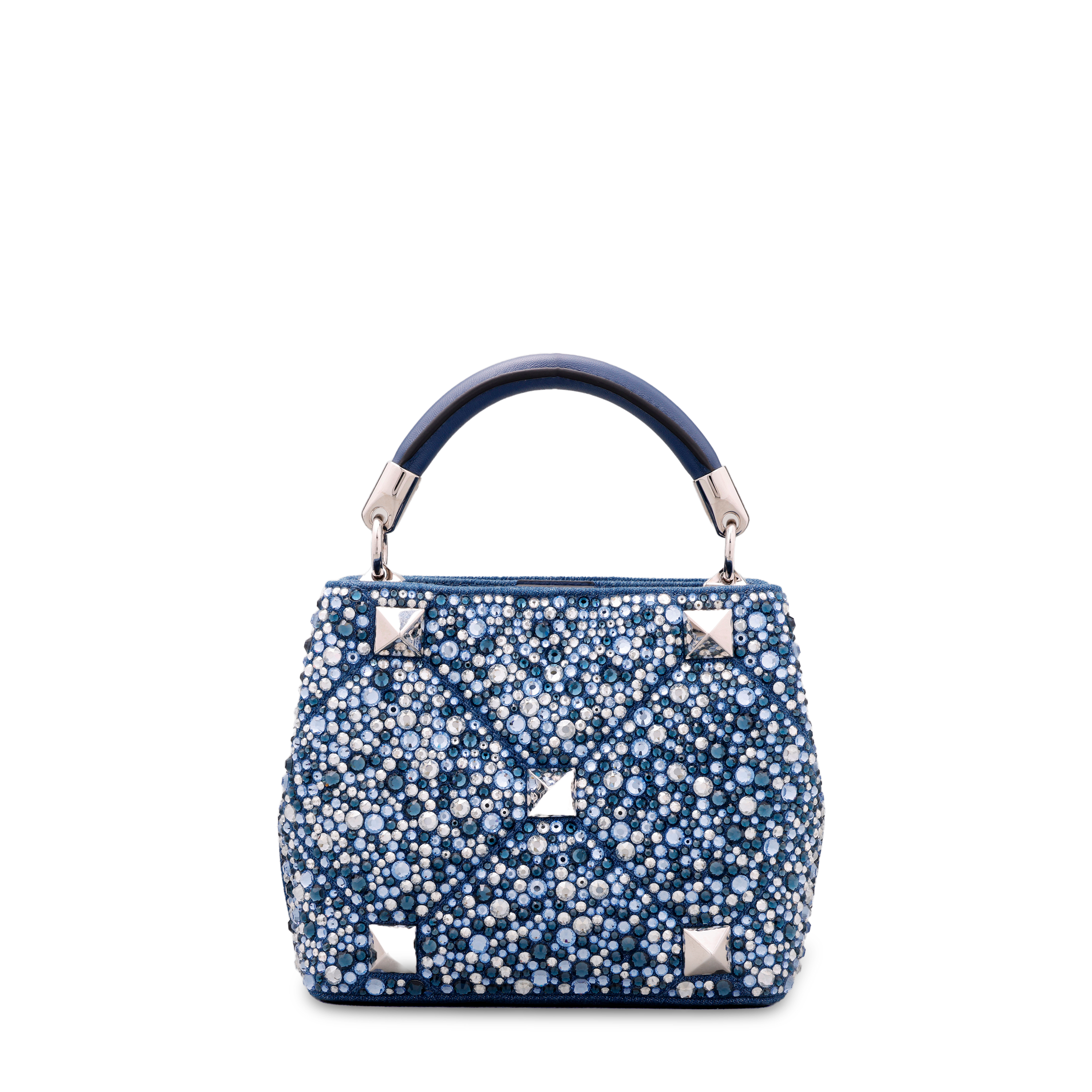 Cartera Azul Valentino Roman Stud Tote