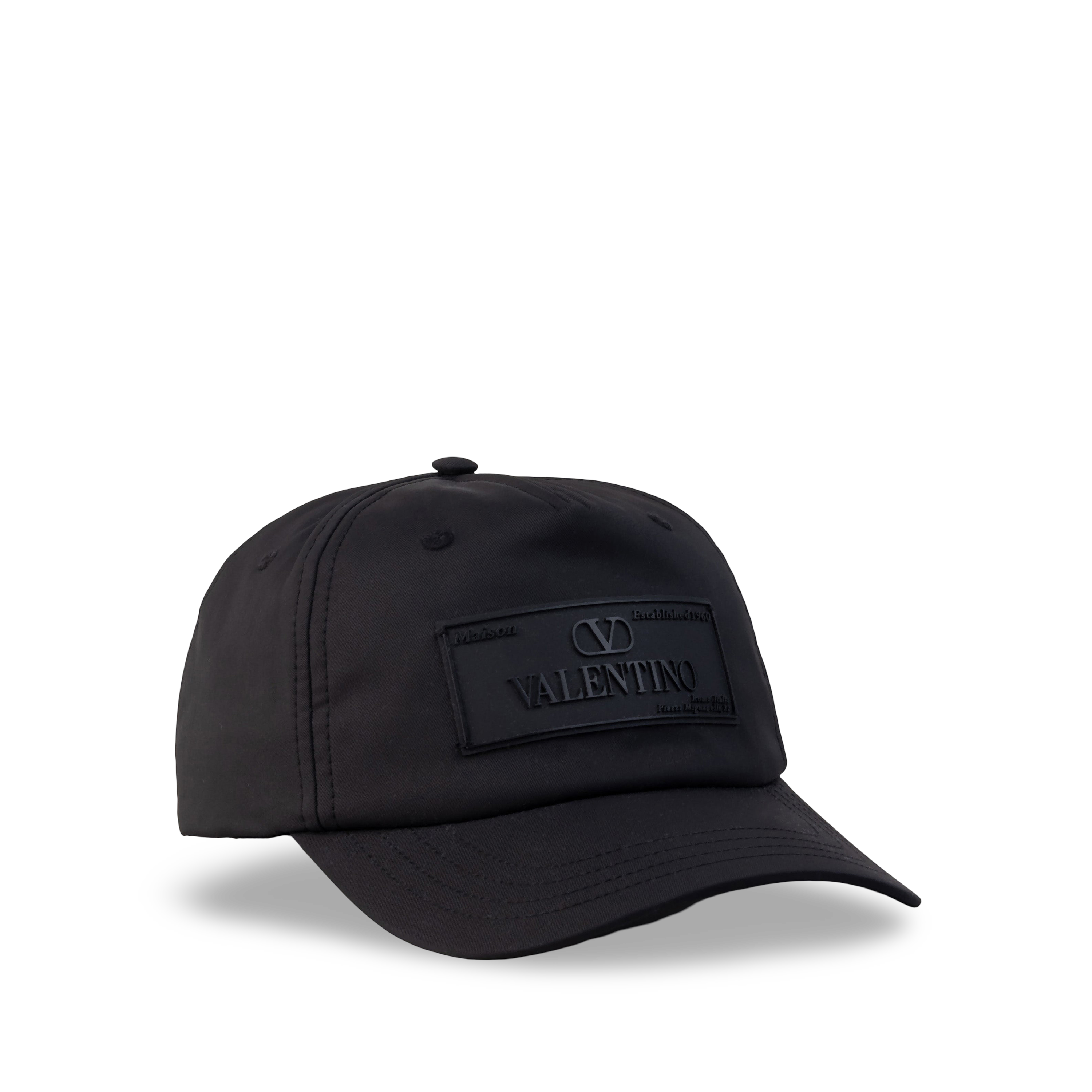 Gorra Negro Negro Valentino Tag