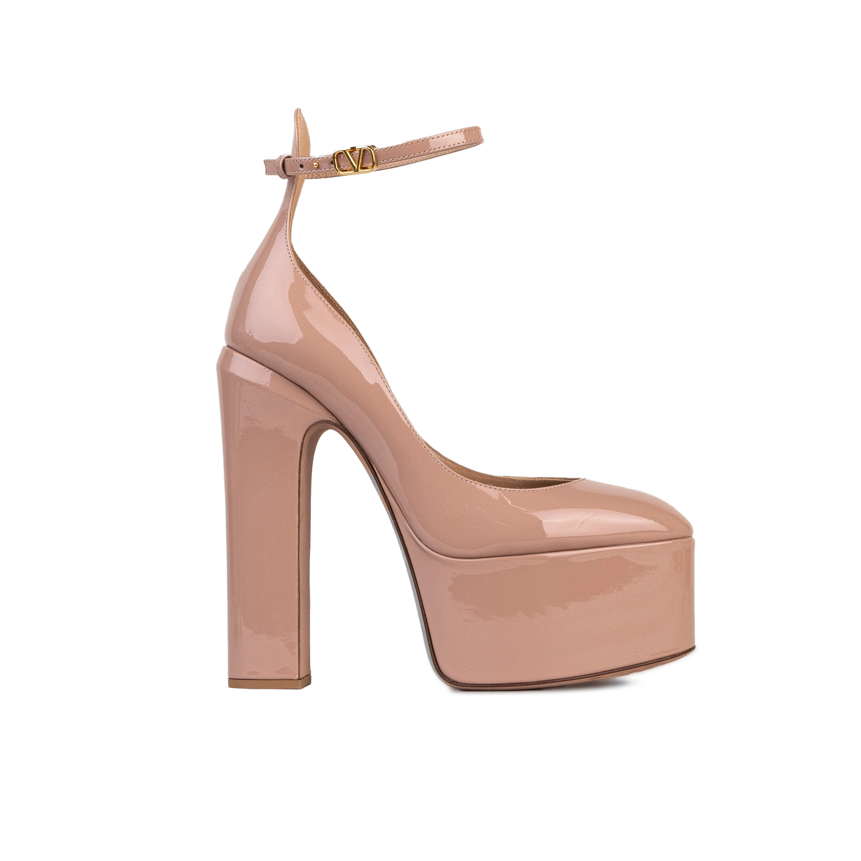 Tacones Rose Cannelle Valentino Tan-Go 155 mm