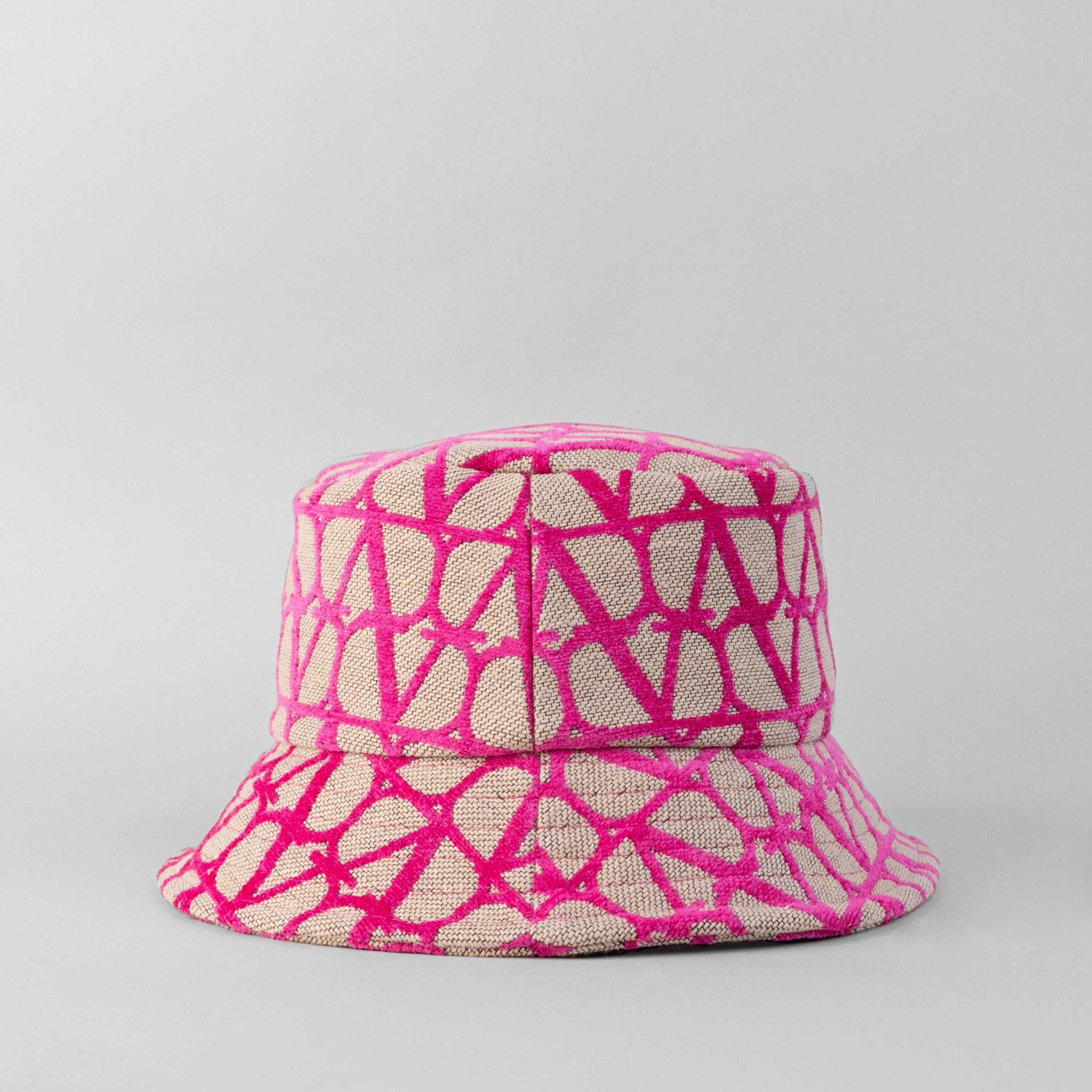 Gorro Beige Valentino Rosa Iconographe