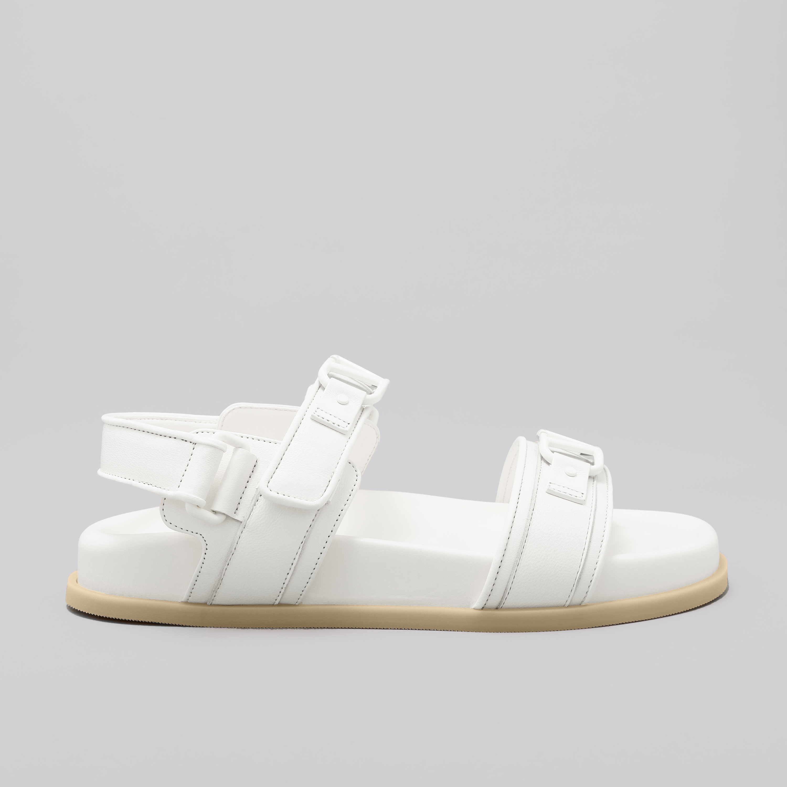 Sandalias Blanco Valentino Vplaque