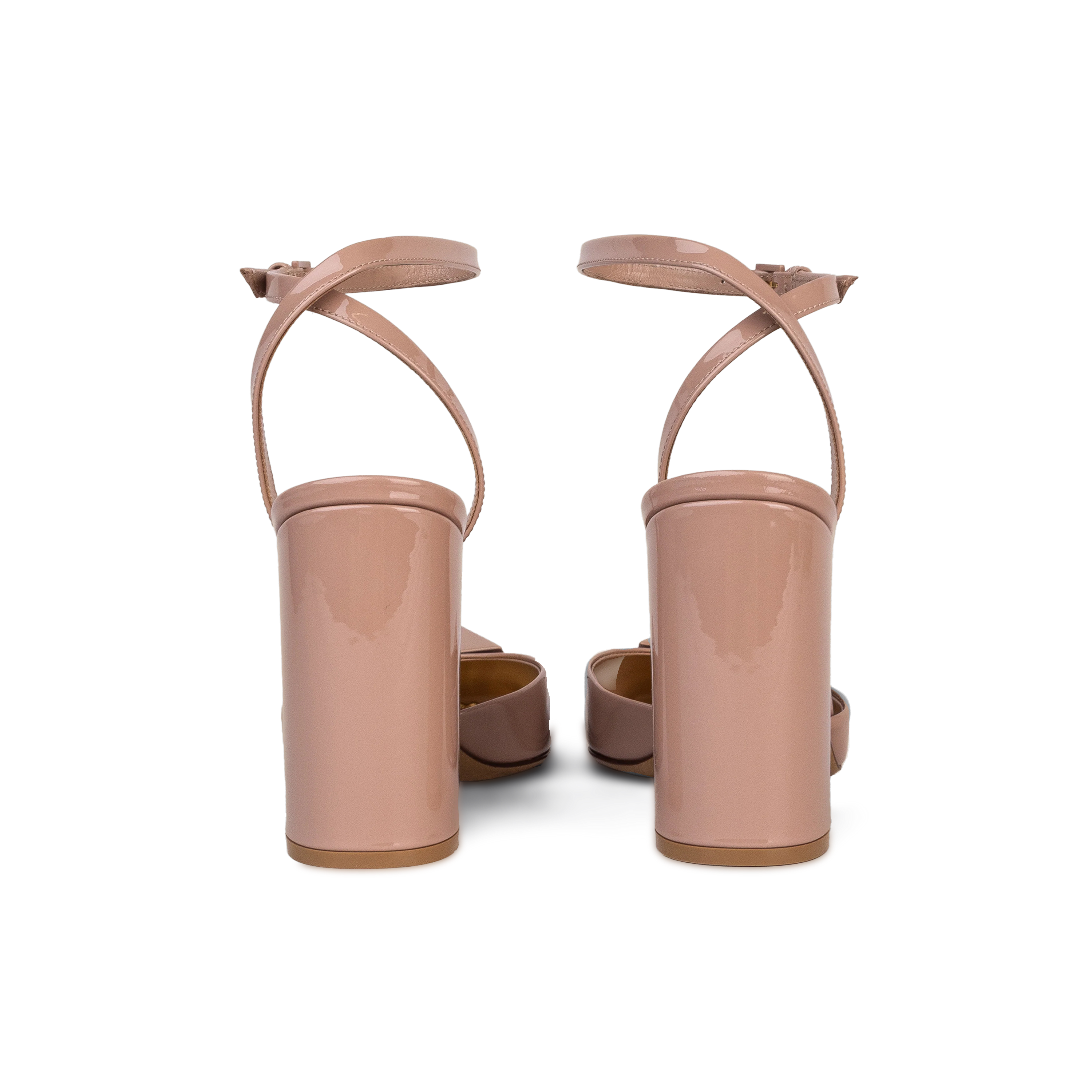 Sandalias de Tacón Rose Cannelle Valentino One Stud 90 mm