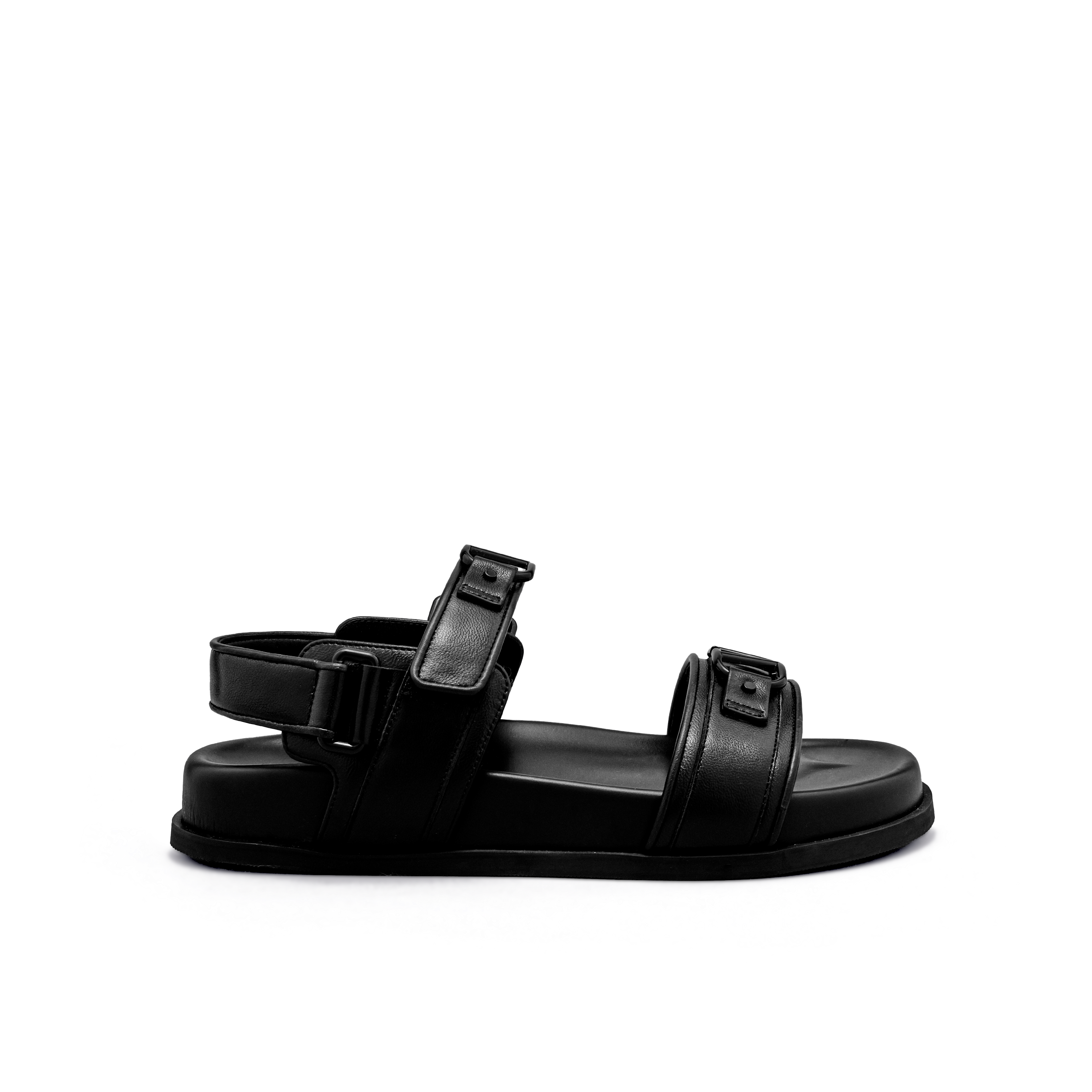Sandalias Negro Valentino Vplaque