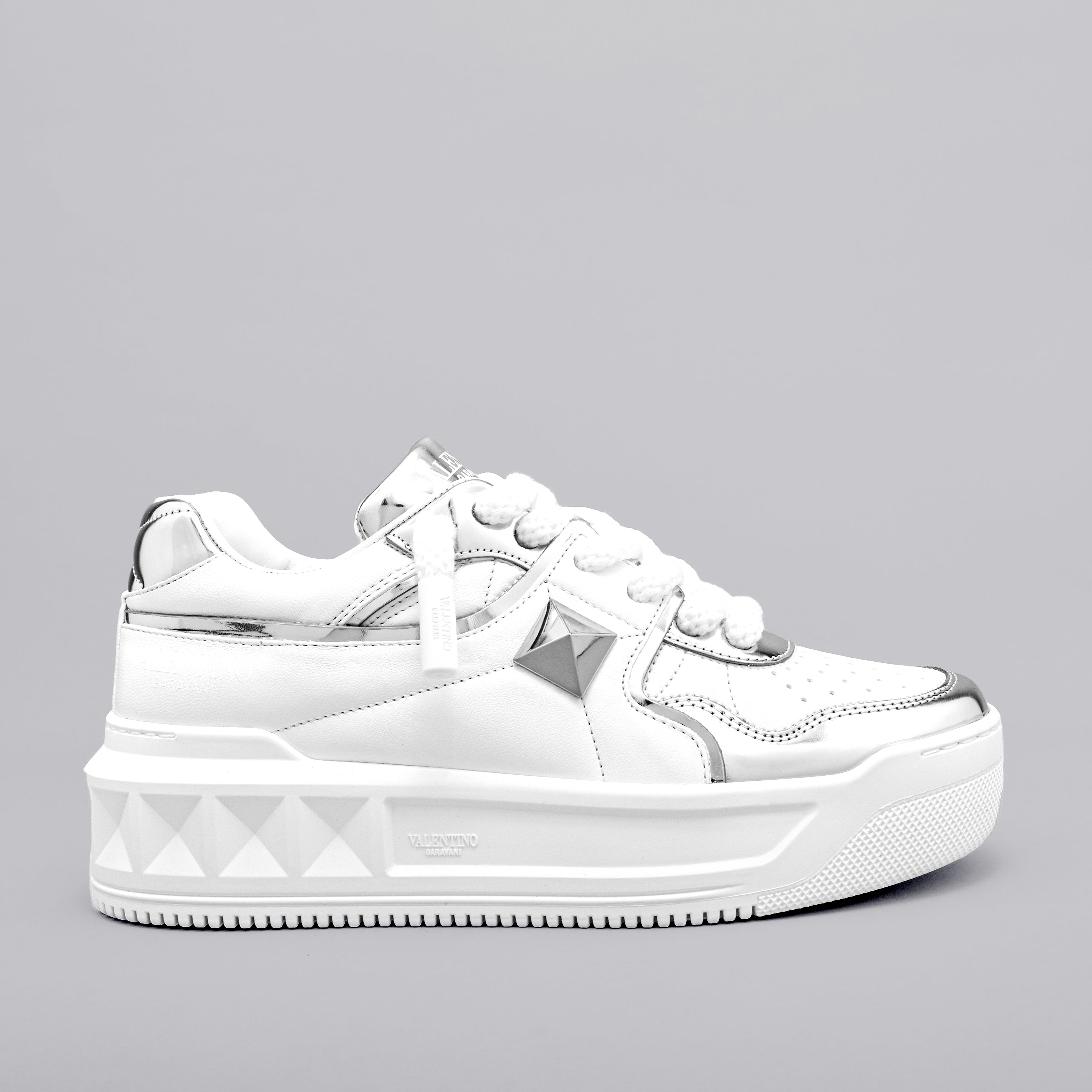 Sneakers Blancos Plateao Valentino One Roman Stud