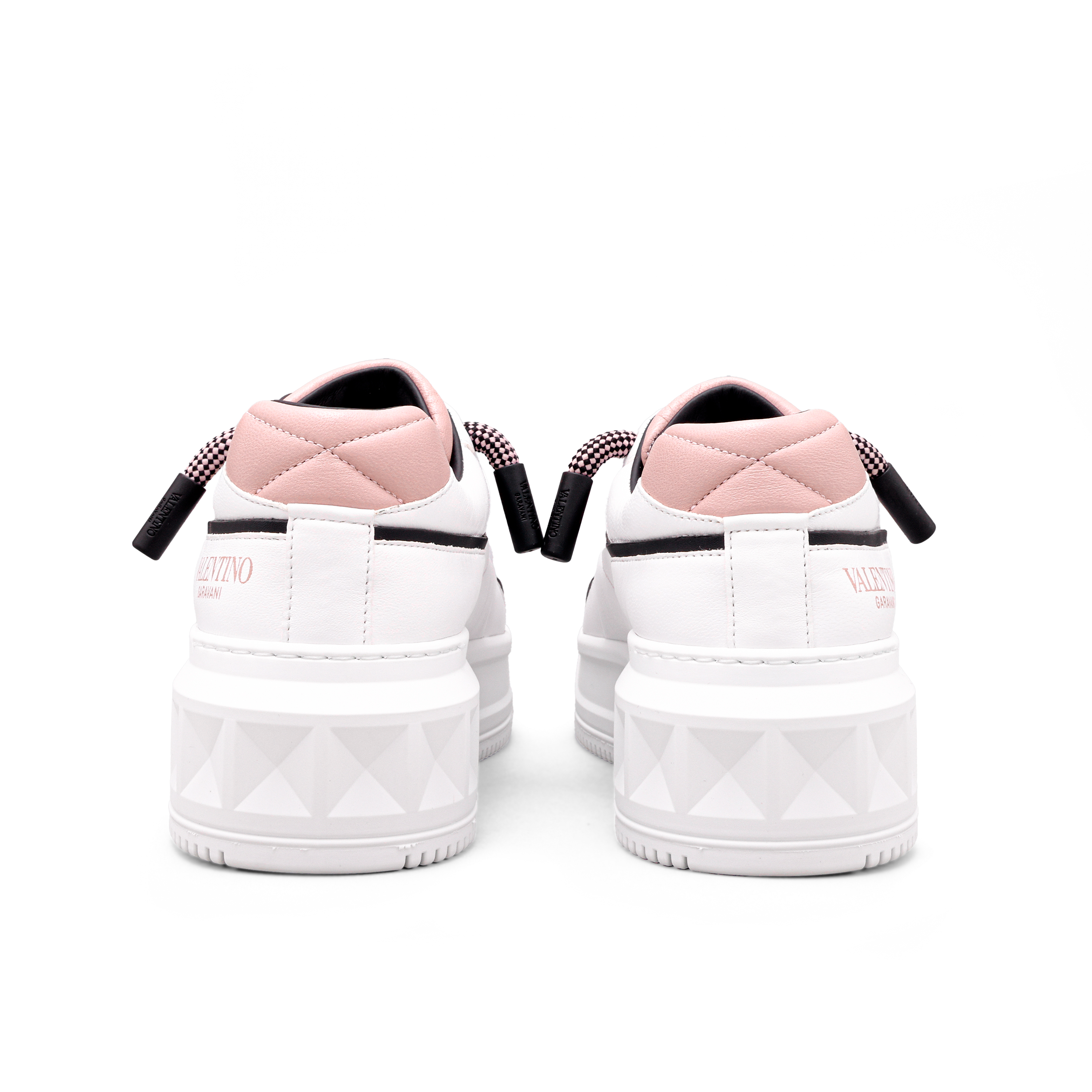 Sneakers Blancos Rosado Valentino One Stud