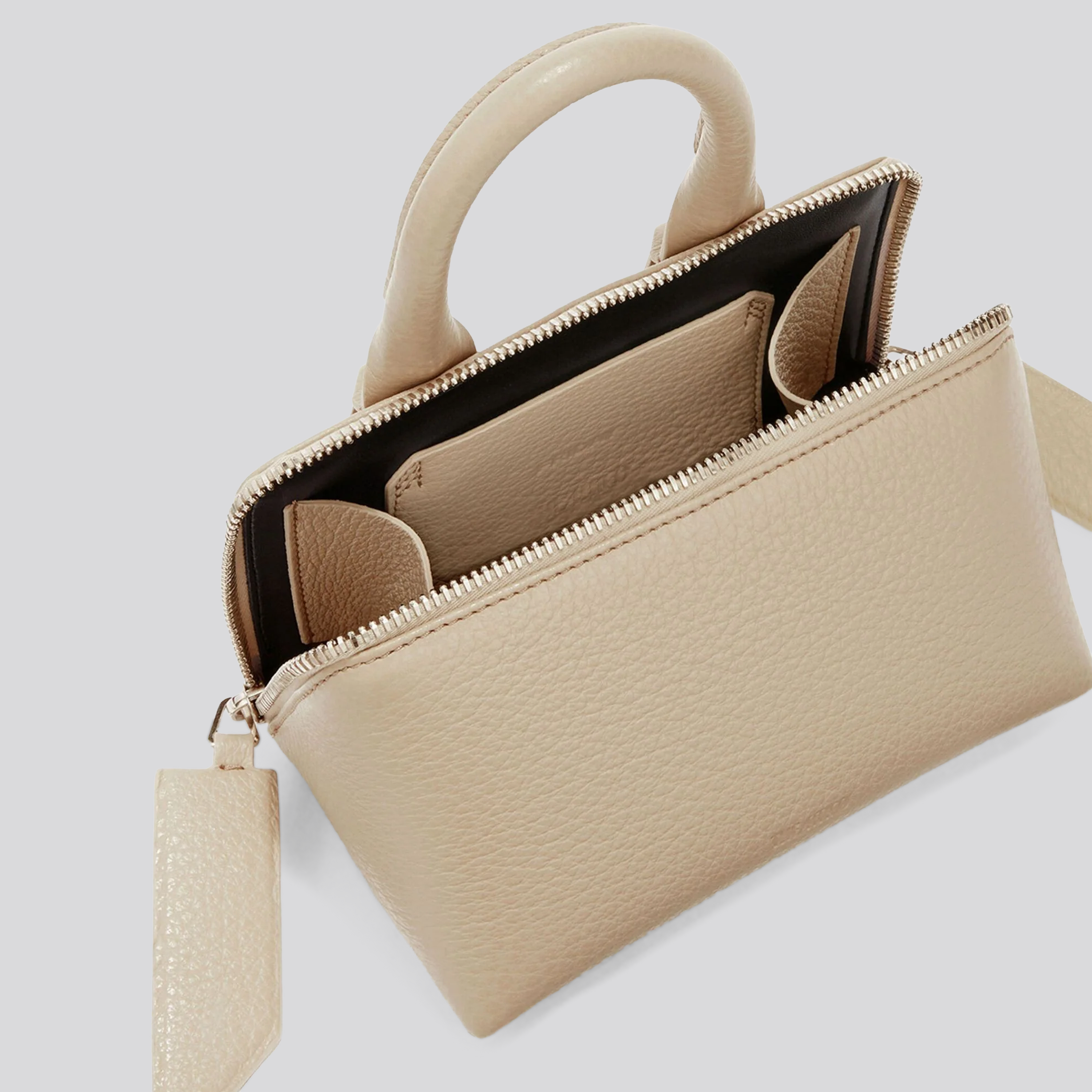 Cartera Beige The Attico Friday
