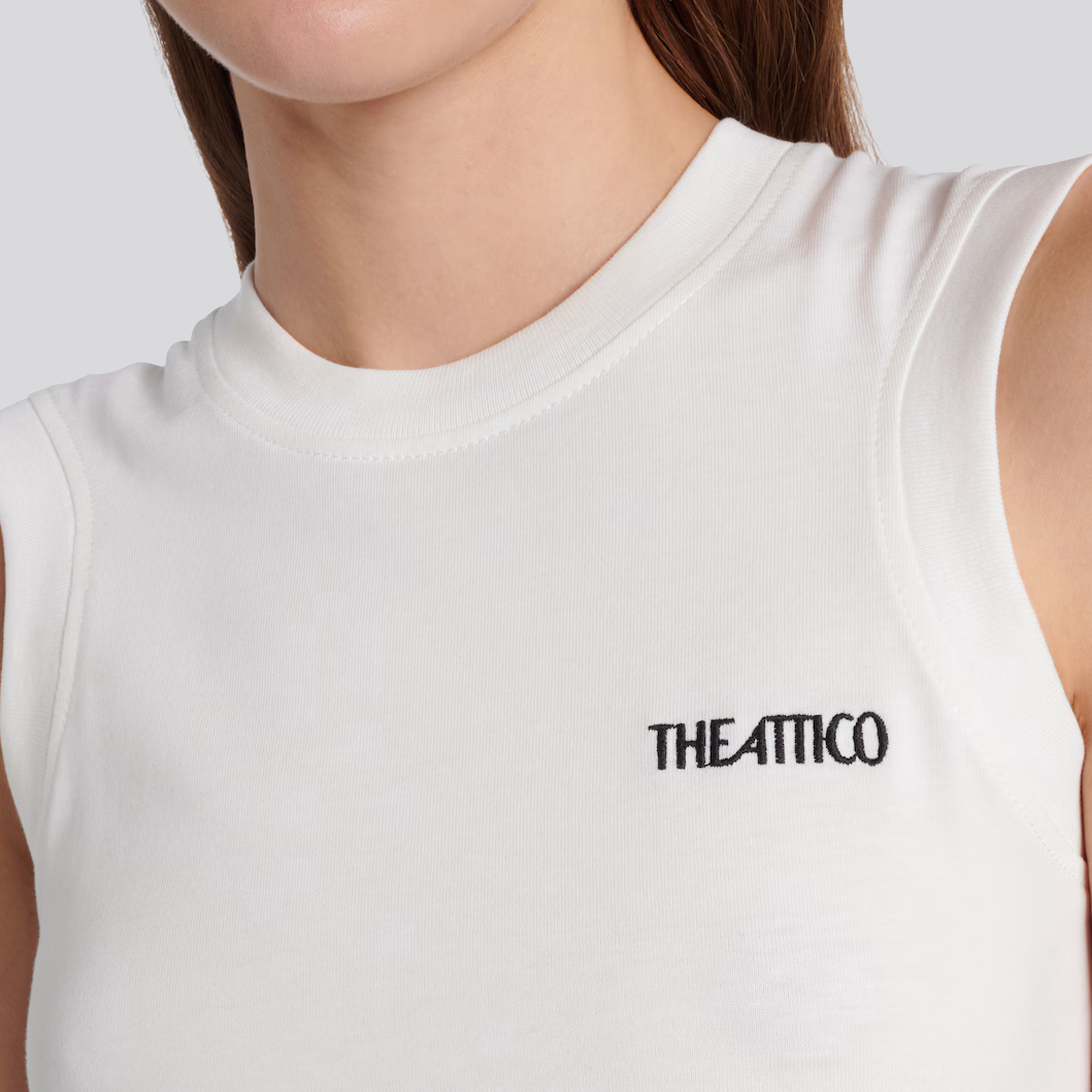 Top Blanco The Attico Logo