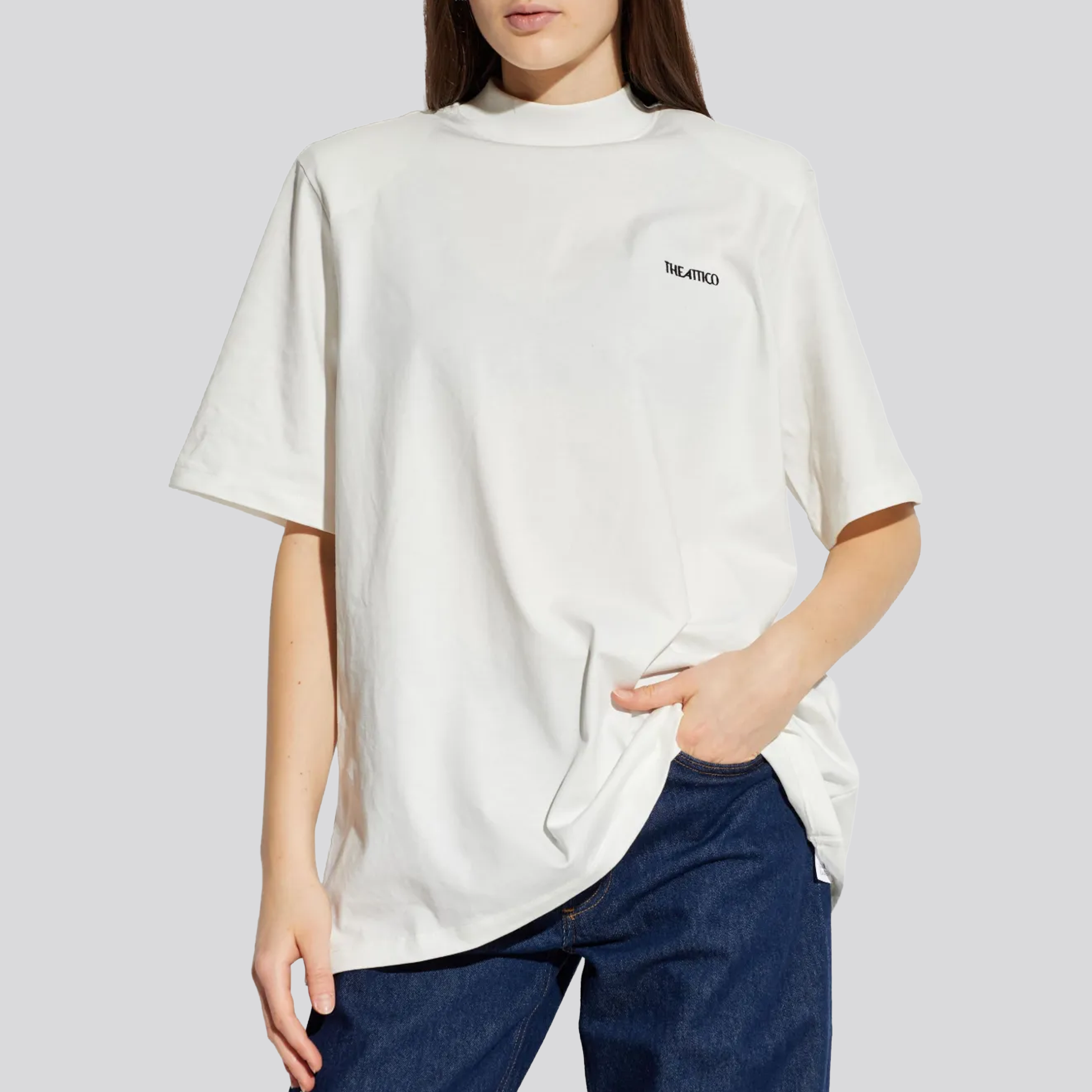 Camiseta Blanca The Attico Logo