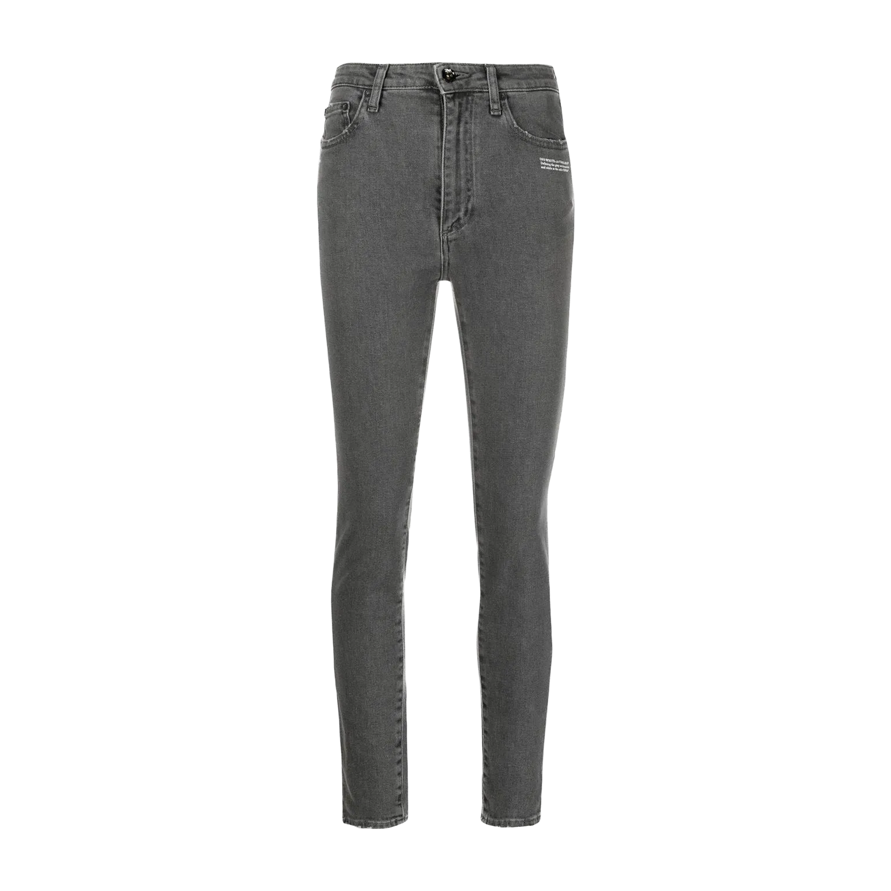 Jeans Negro Off-White Jean Dama Negro Off Whitte