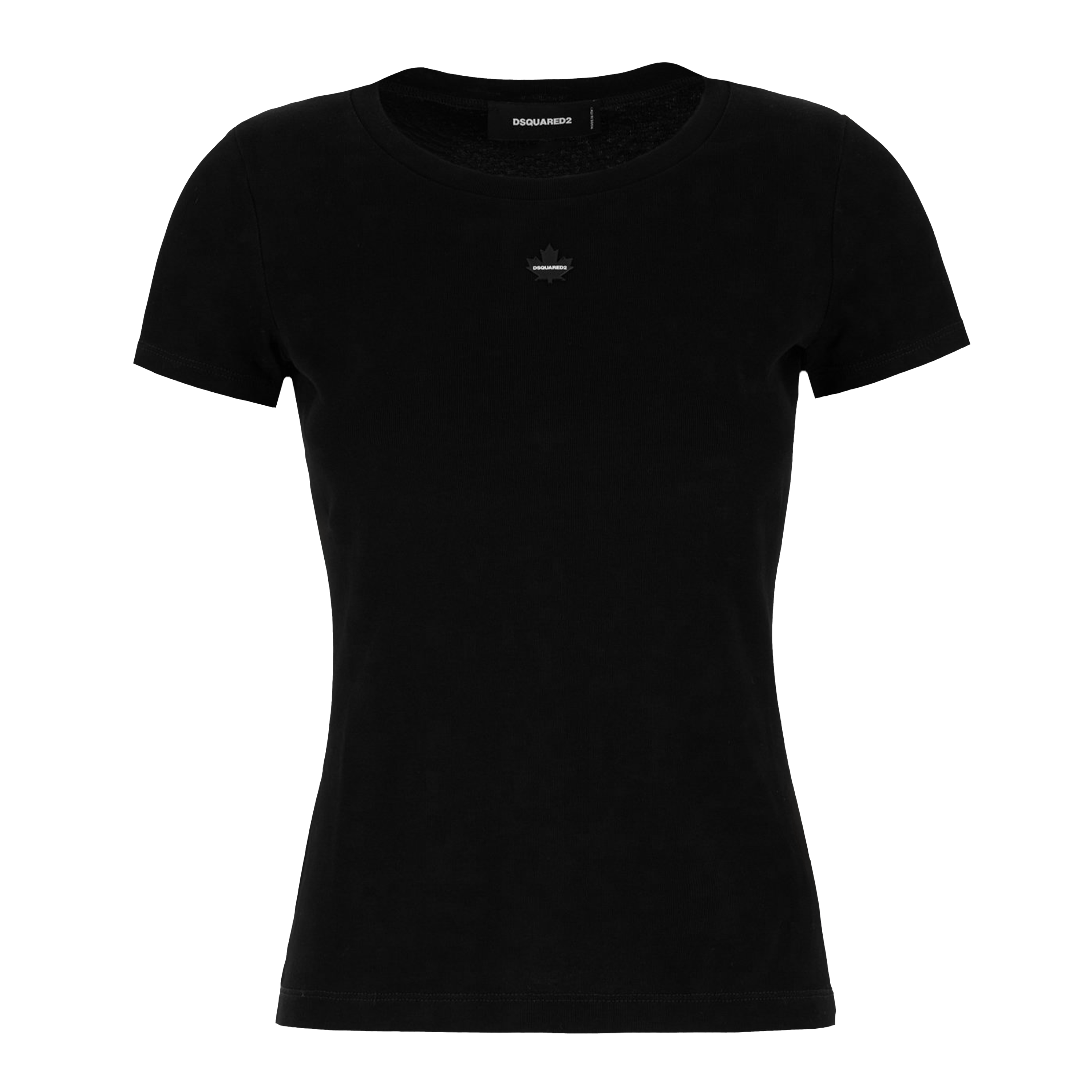 Camiseta Negra Dsquared2 Mini Leaf