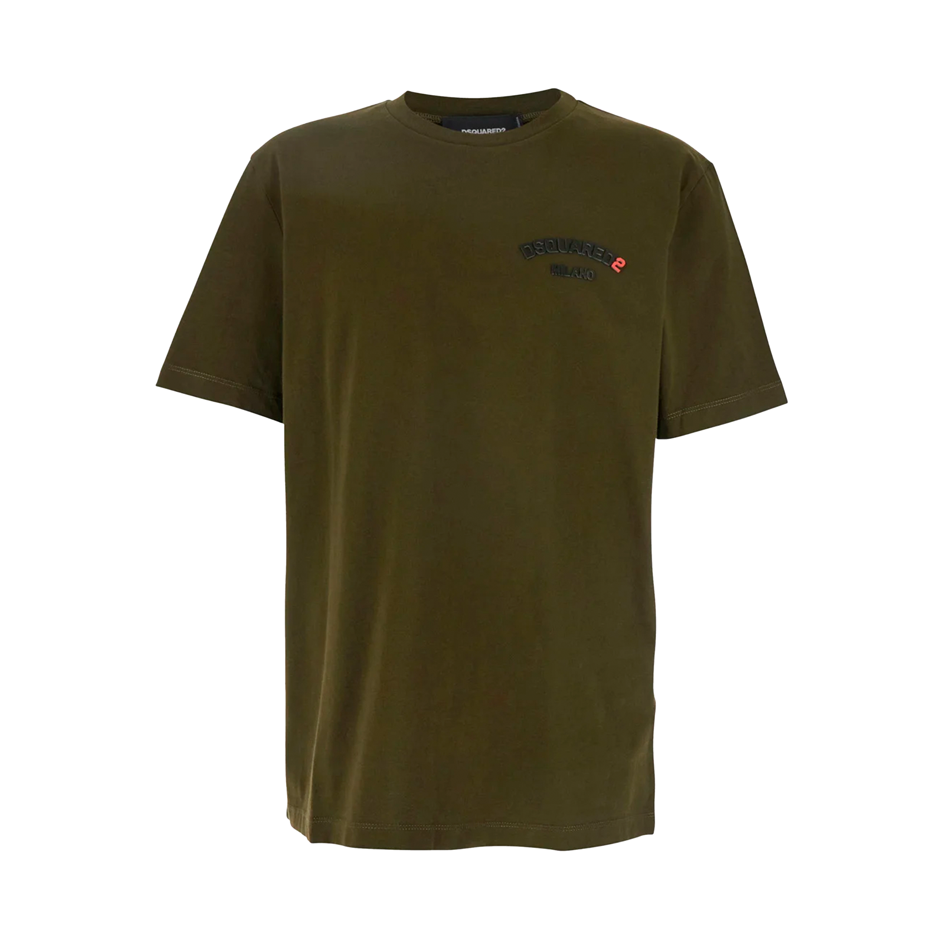 Camiseta Verde Dsquared2 Milano Chest Logo