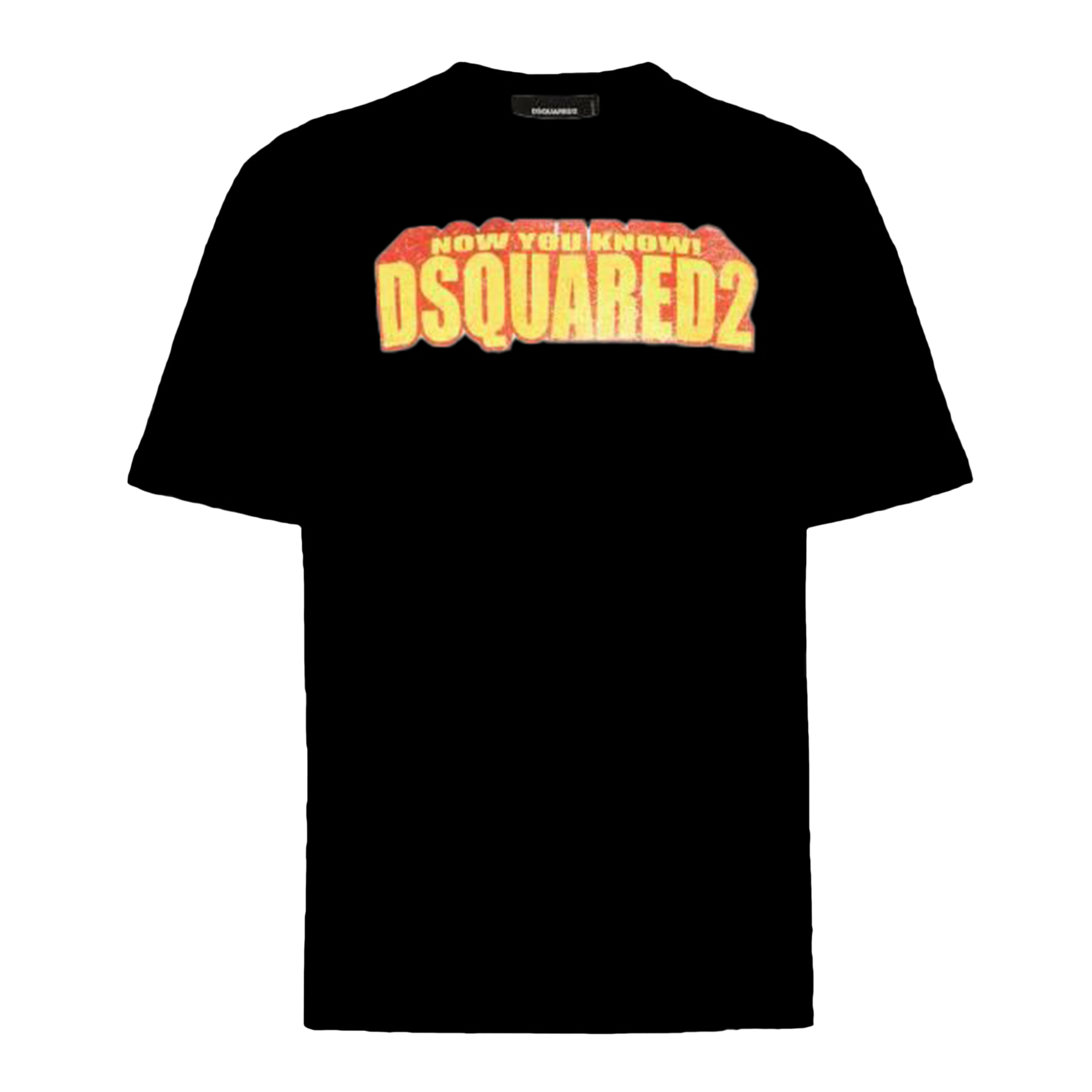 Camiseta Negra Dsquared2 Slogan
