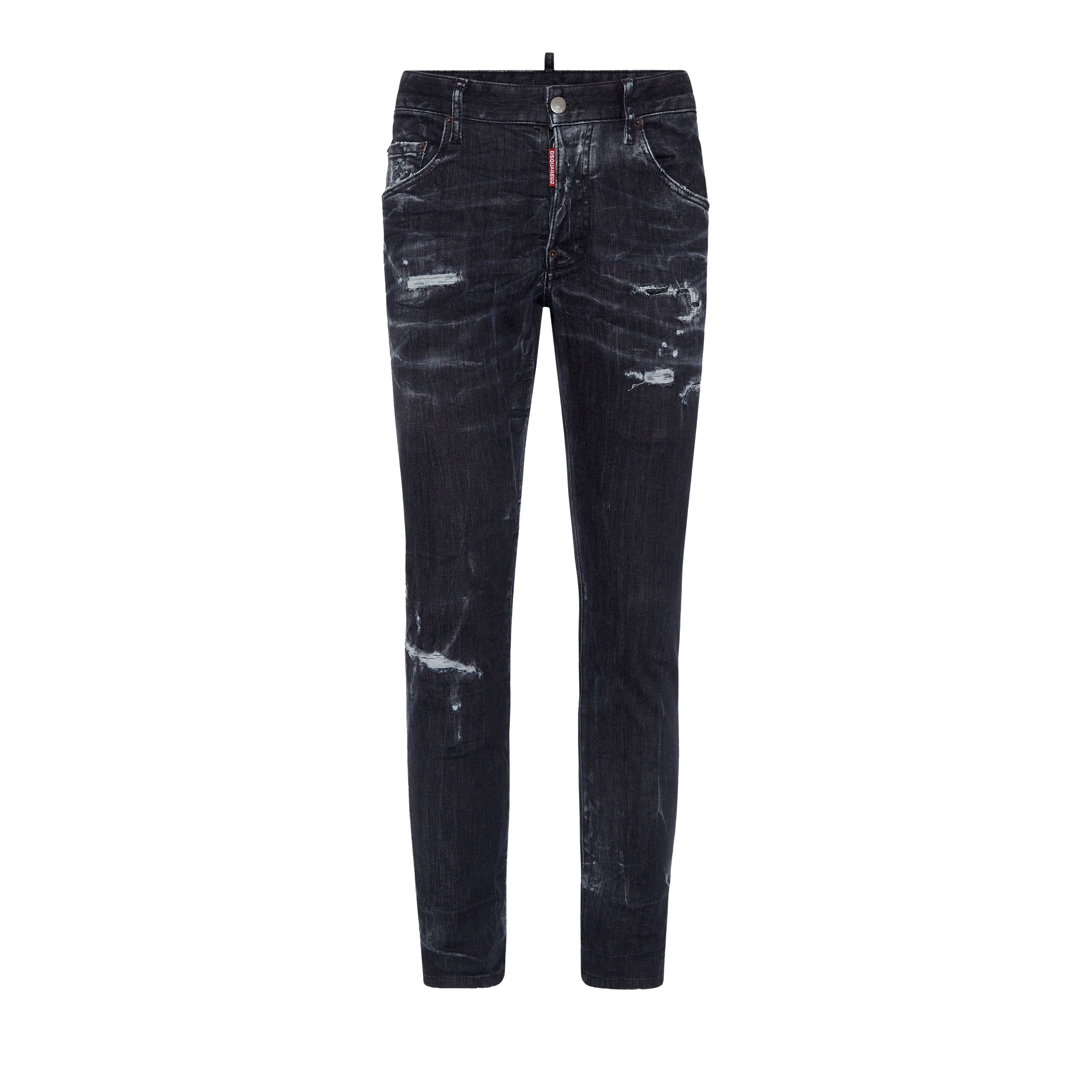 Jeans Negro Dsquared2 Distressed (Skater Jean)