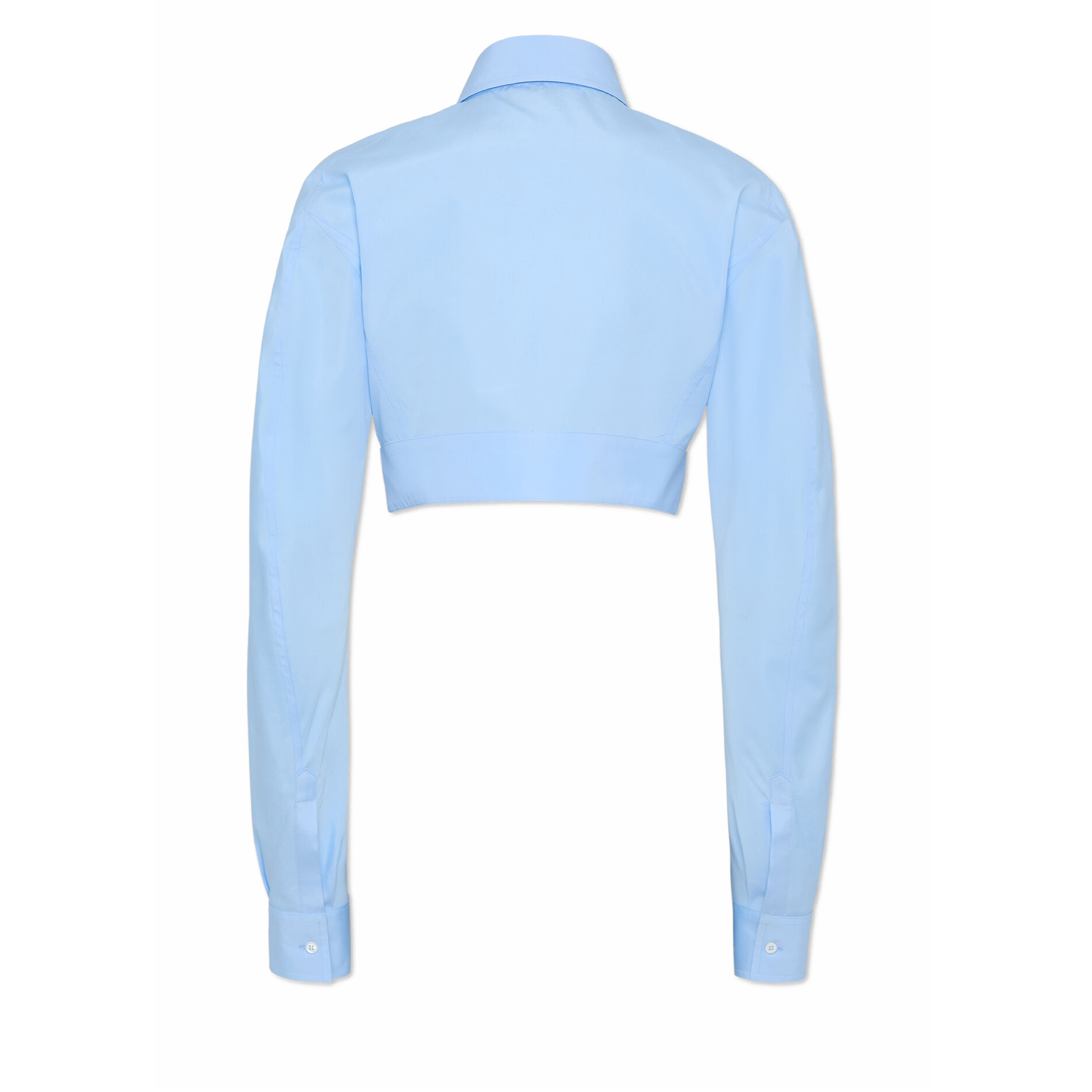 Camisa Celeste Dsquared2 Shirt Light Blue Dsqaured2 Cropped