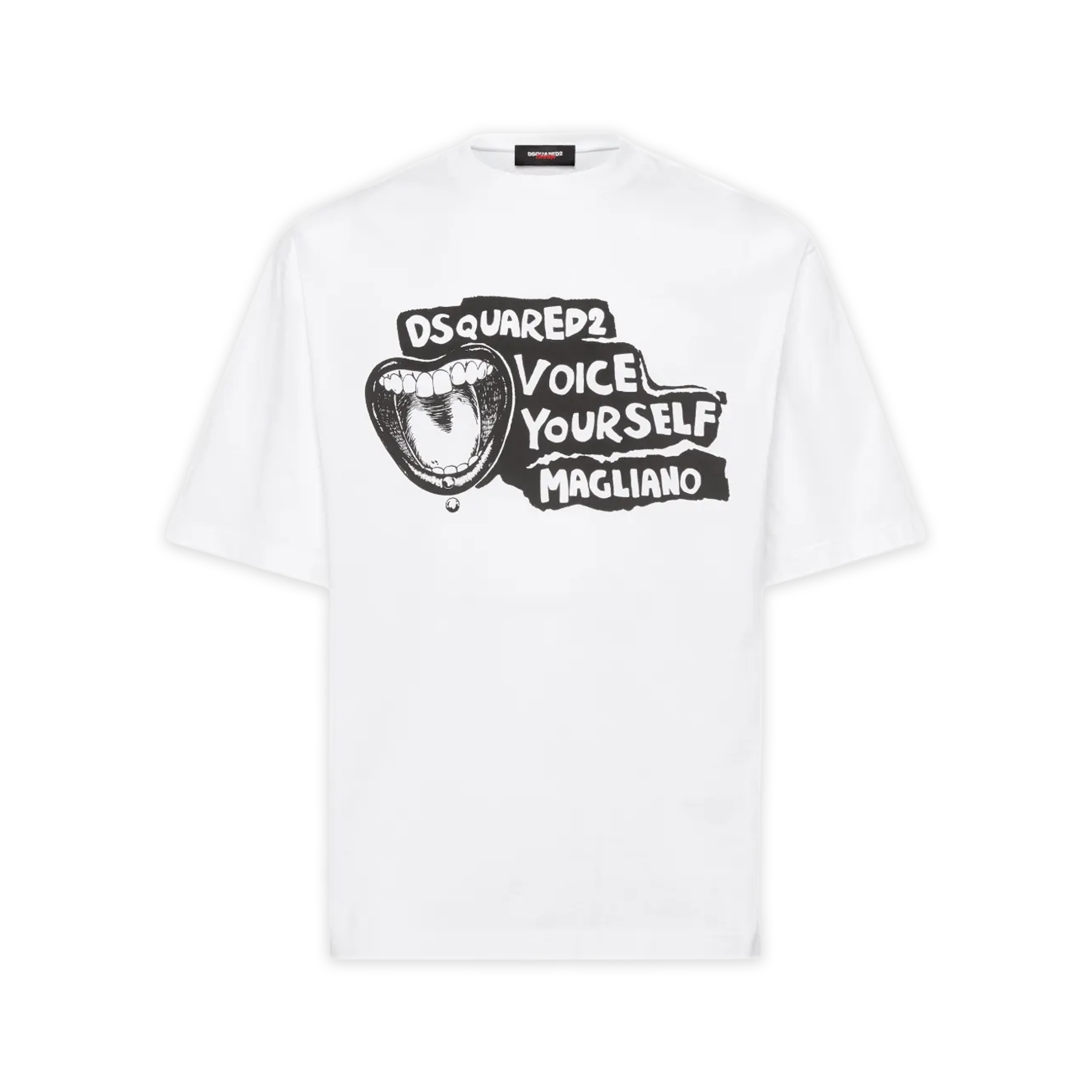 Camiseta Blanca Dsquared2 Voice Yourself