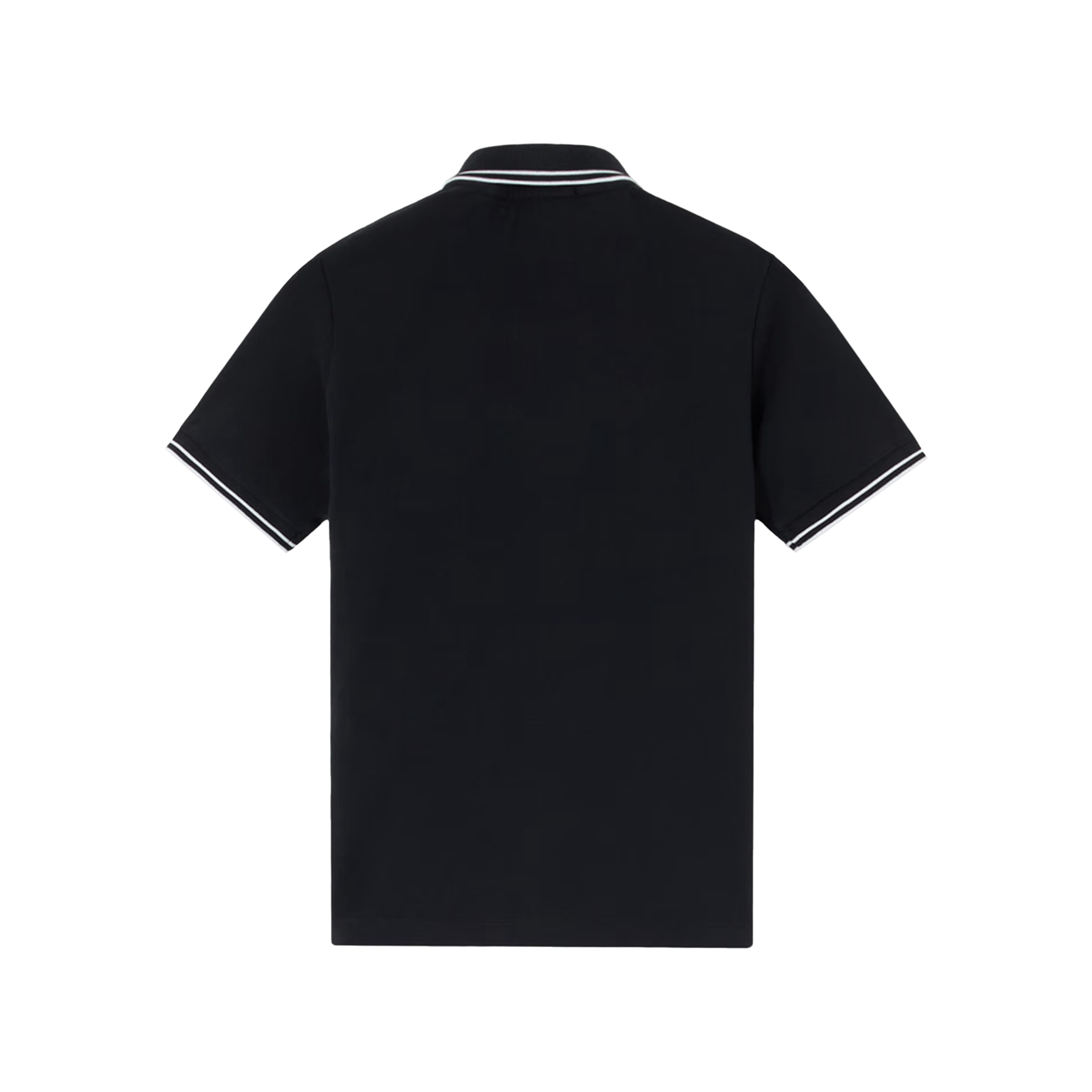 Camiseta Tipo Polo Negra Stone Island Compass